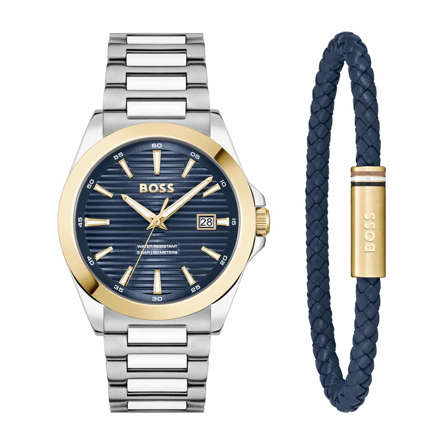 שעון יד לגבר הוגו בוס - סט יוקרתי Hugo Boss מקולקציית STRIKE דגם 1570191