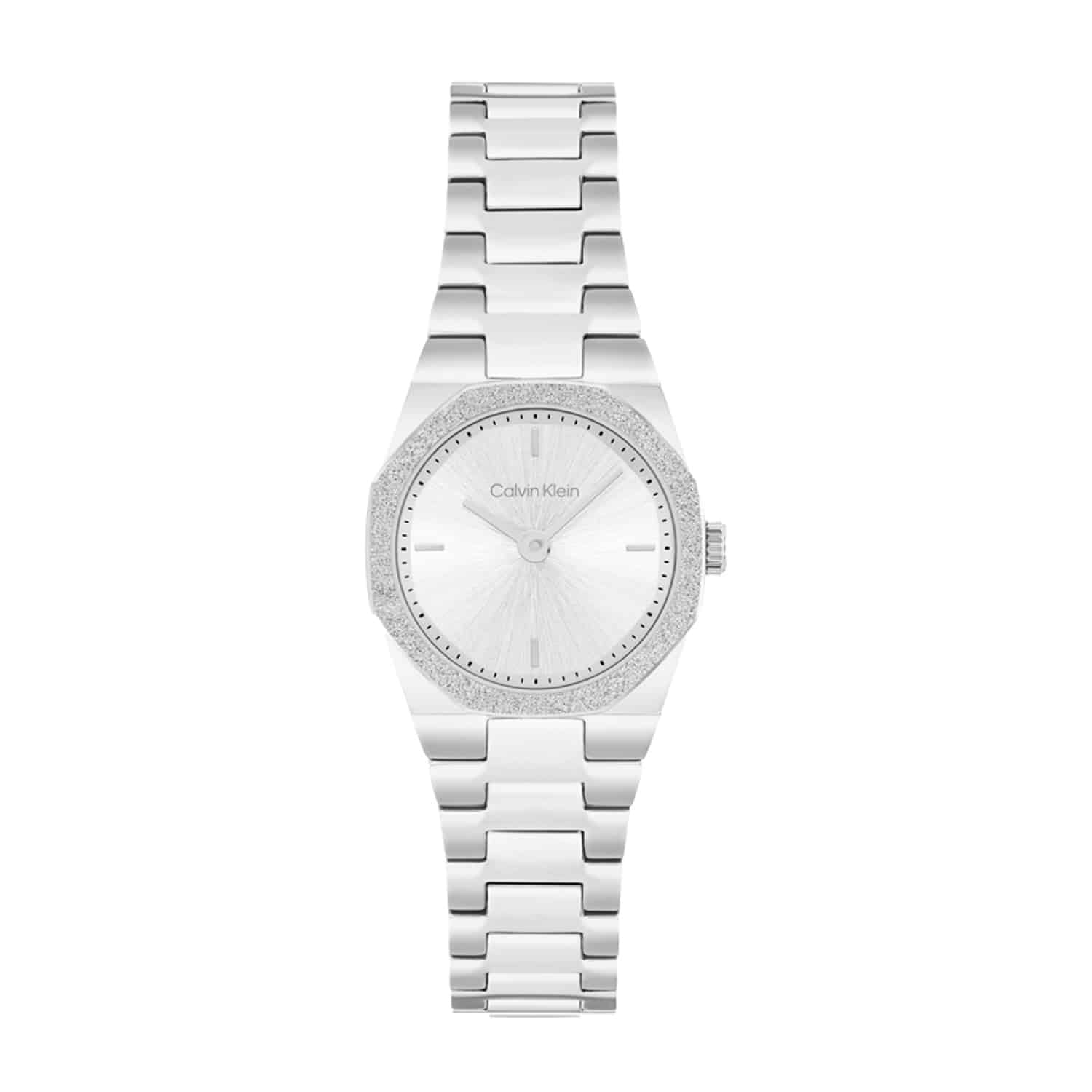 שעון יד לאישה קלווין קליין - שעון Calvin Klein מקולקציית Geometric Elegance דגם 25100141