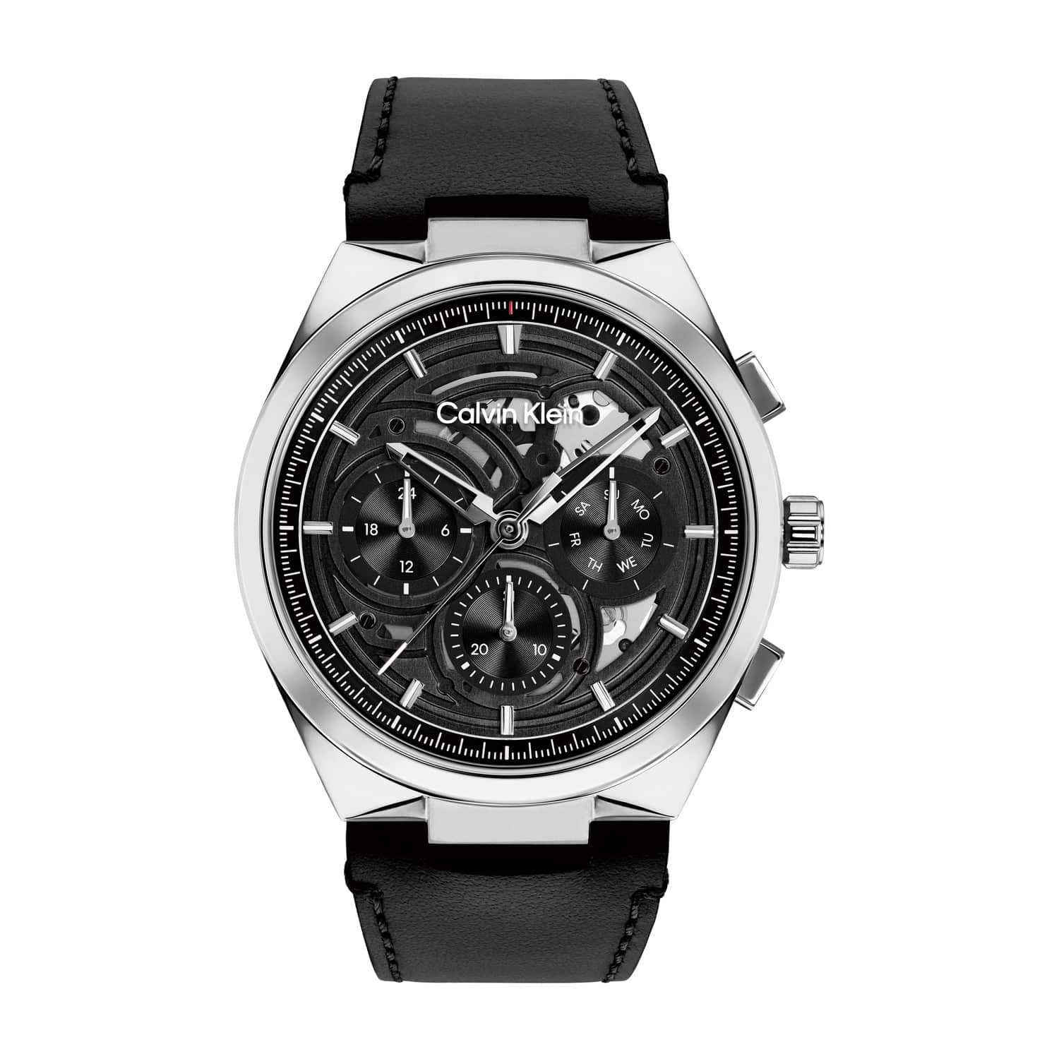 שעון יד לגבר קלווין קליין - שעון Calvin Klein מקולקציית Distinguish Skeleton דגם 25200575