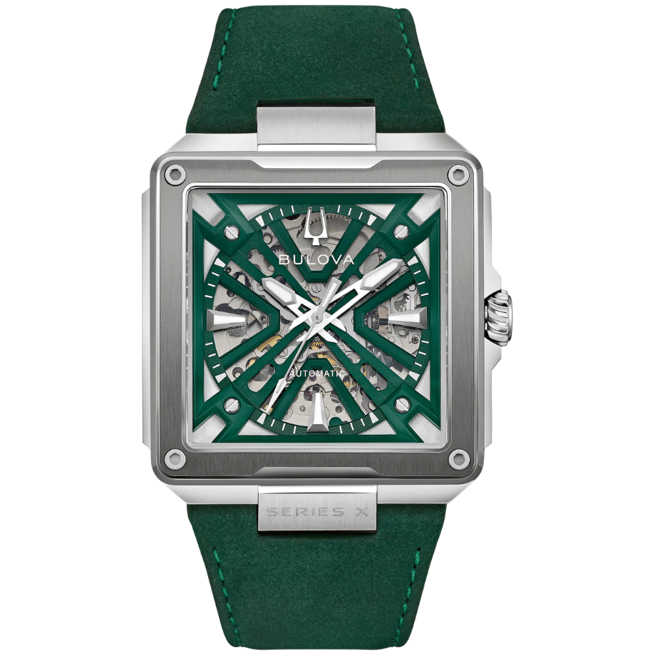 שעון יד לגבר אוטומטי Skeleton בולובה – Series X Bulova 98A343
