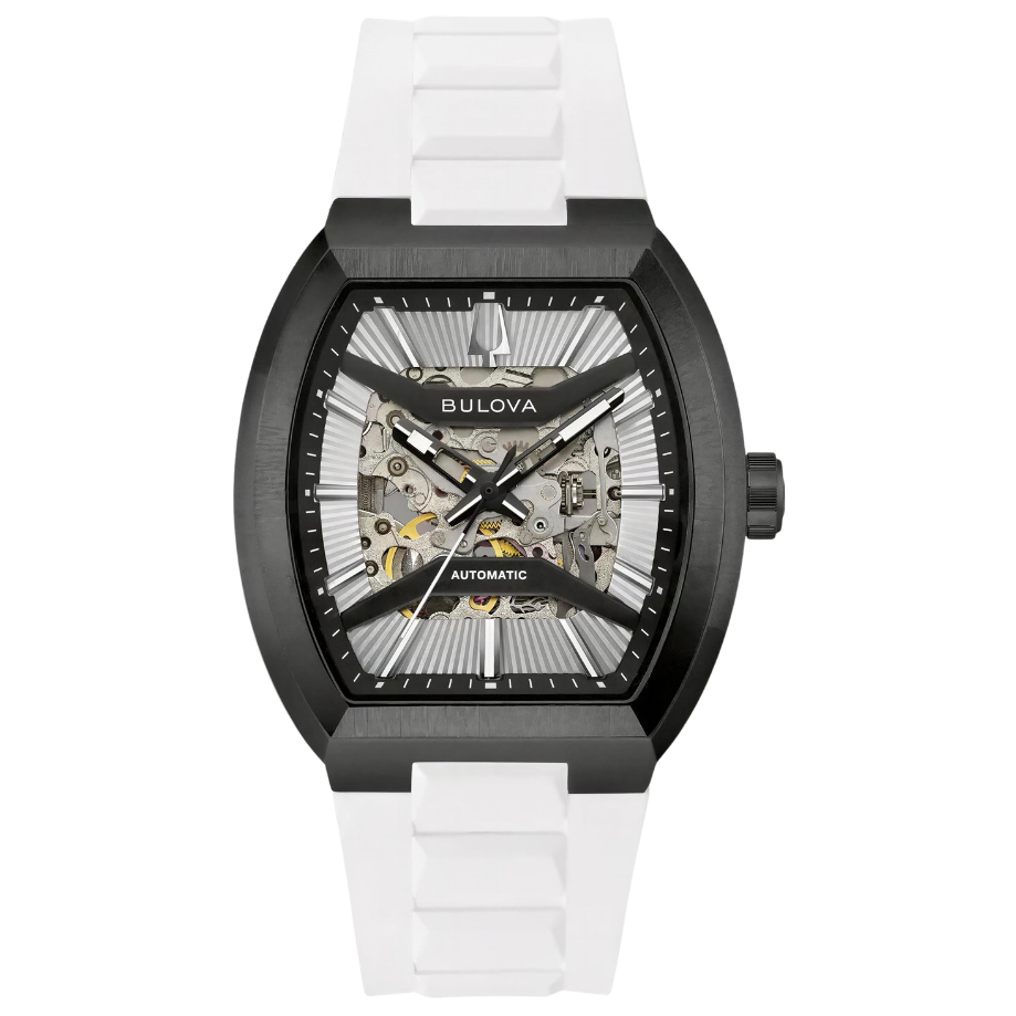 שעון יד לגבר אוטומטי Skeleton בולובה – Maquina Bulova 98A345