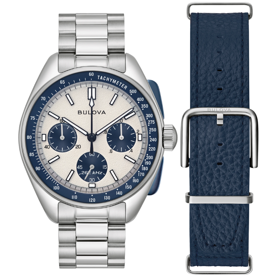 שעון יד לגבר בולובה - BULOVA 98K112 LUNAR PILOT 