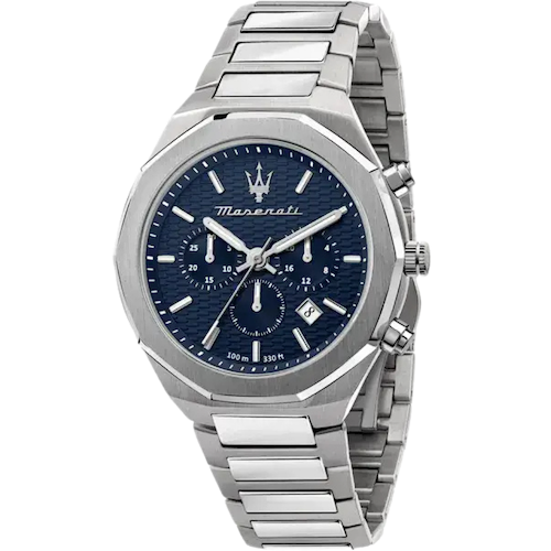 שעון יד לגבר כרונוגרף מזראטי – Stile Maserati R8873642006