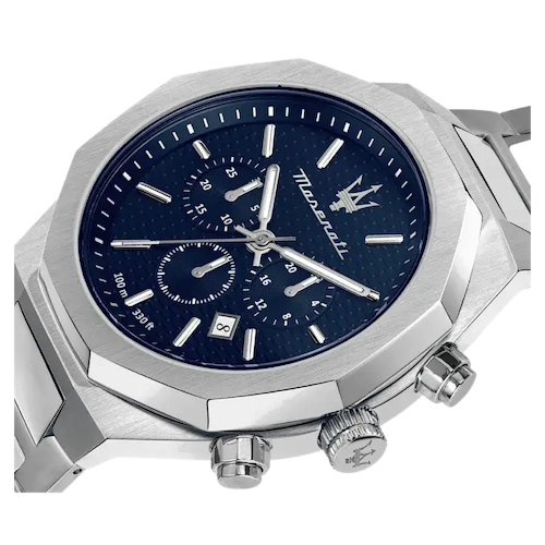 שעון יד לגבר כרונוגרף מזראטי – Stile Maserati R8873642006