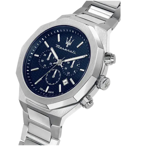 שעון יד לגבר כרונוגרף מזראטי – Stile Maserati R8873642006