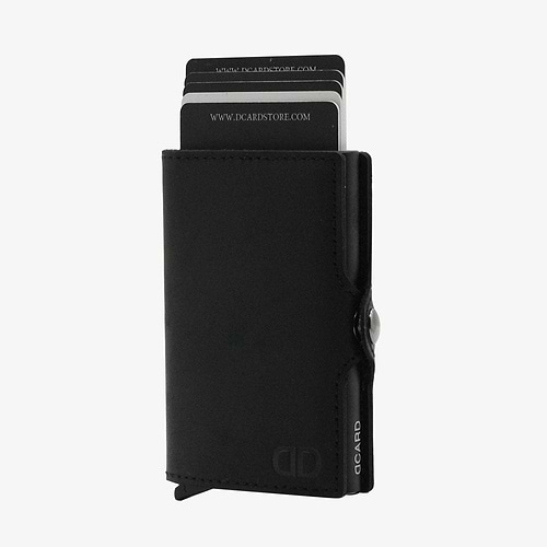 ארנק חכם לגבר - DCARD Leather Black