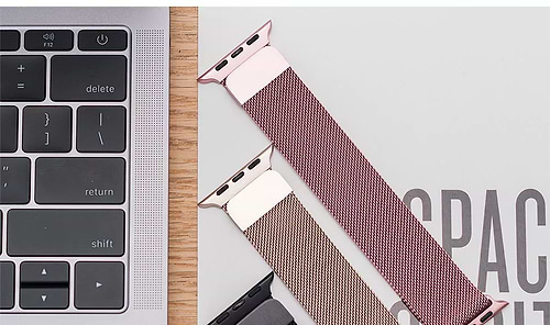רצועה Apple Watch רשת פלדה מגנט Milanese תואמת