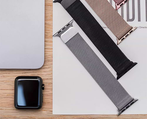 רצועה Apple Watch רשת פלדה מגנט Milanese תואמת