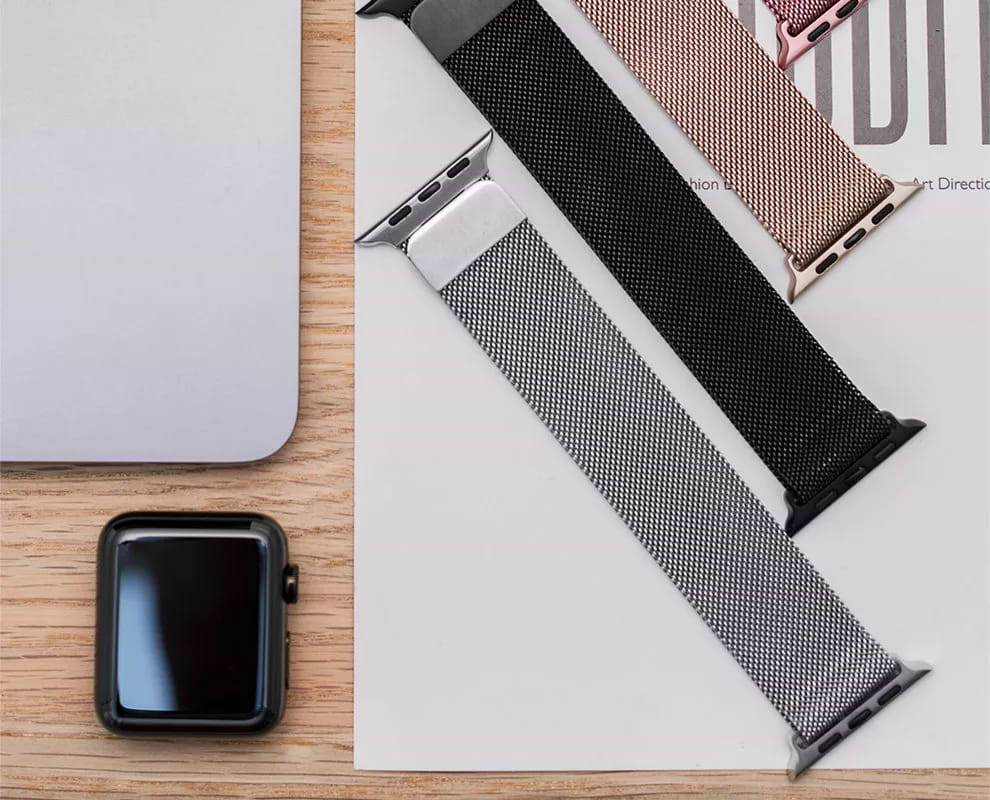 רצועה Apple Watch רשת פלדה מגנט Milanese תואמת