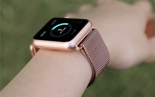 רצועה Apple Watch רשת פלדה מגנט Milanese תואמת