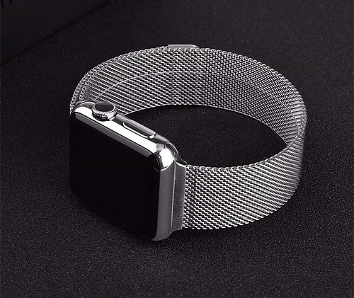 רצועה Apple Watch רשת פלדה מגנט Milanese תואמת