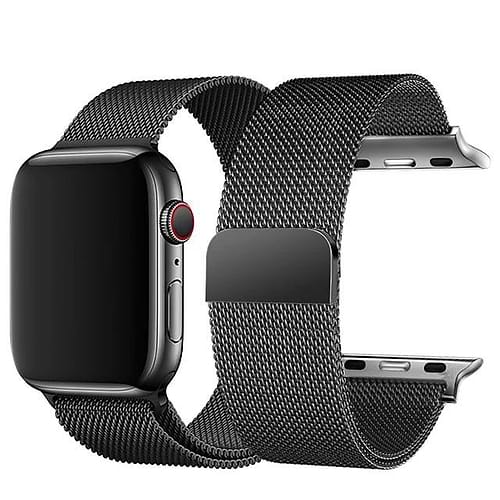 רצועת Apple Watch רשת בצבע שחור