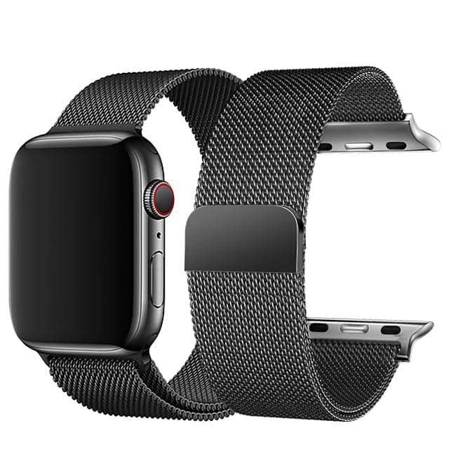 רצועת Apple Watch רשת בצבע שחור