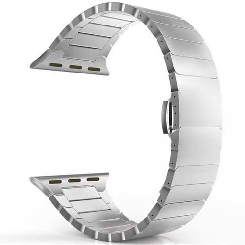 רצועת Apple Watch מתכת חוליות אפורה