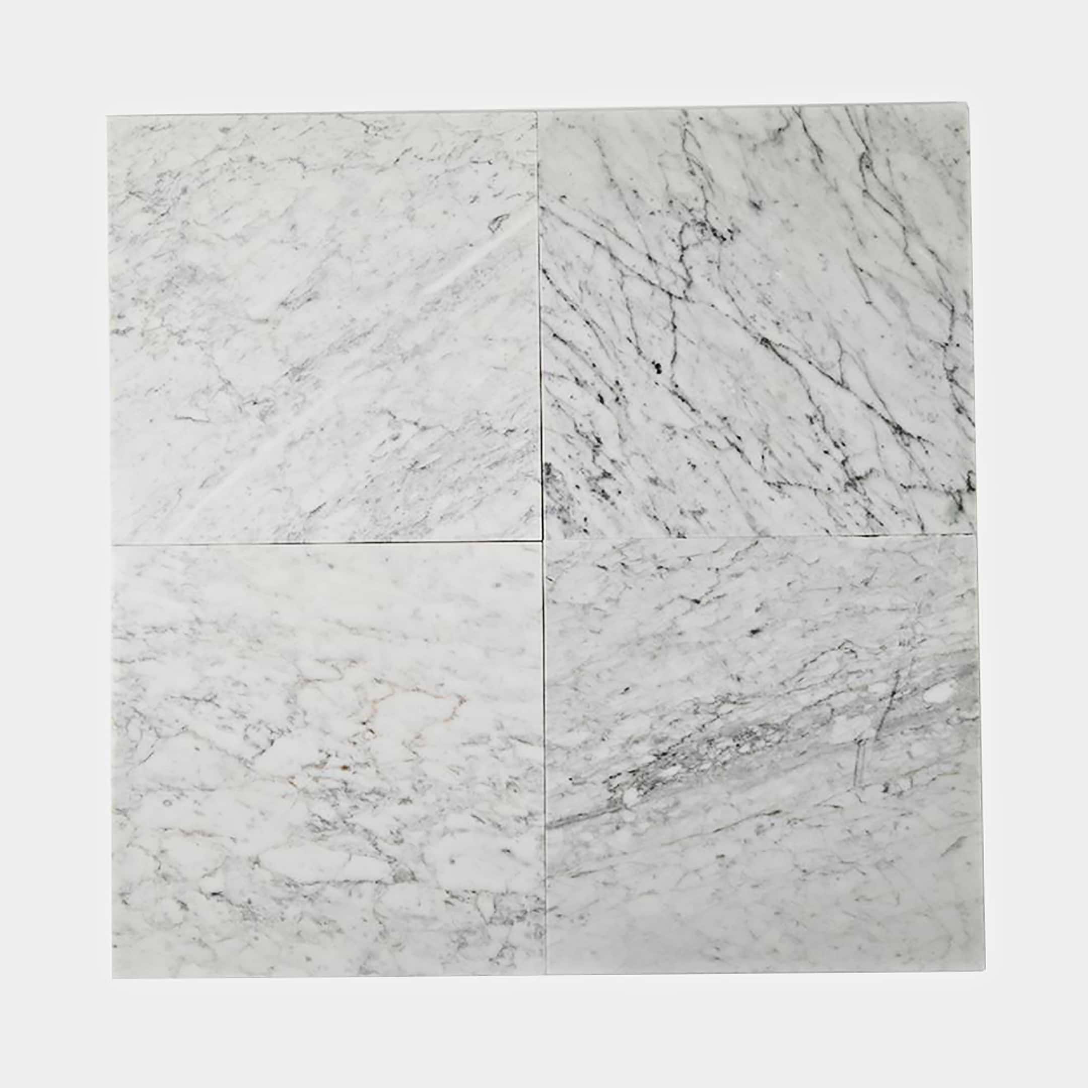 Carrara Tile 12x12 Honed Marble - Image 2