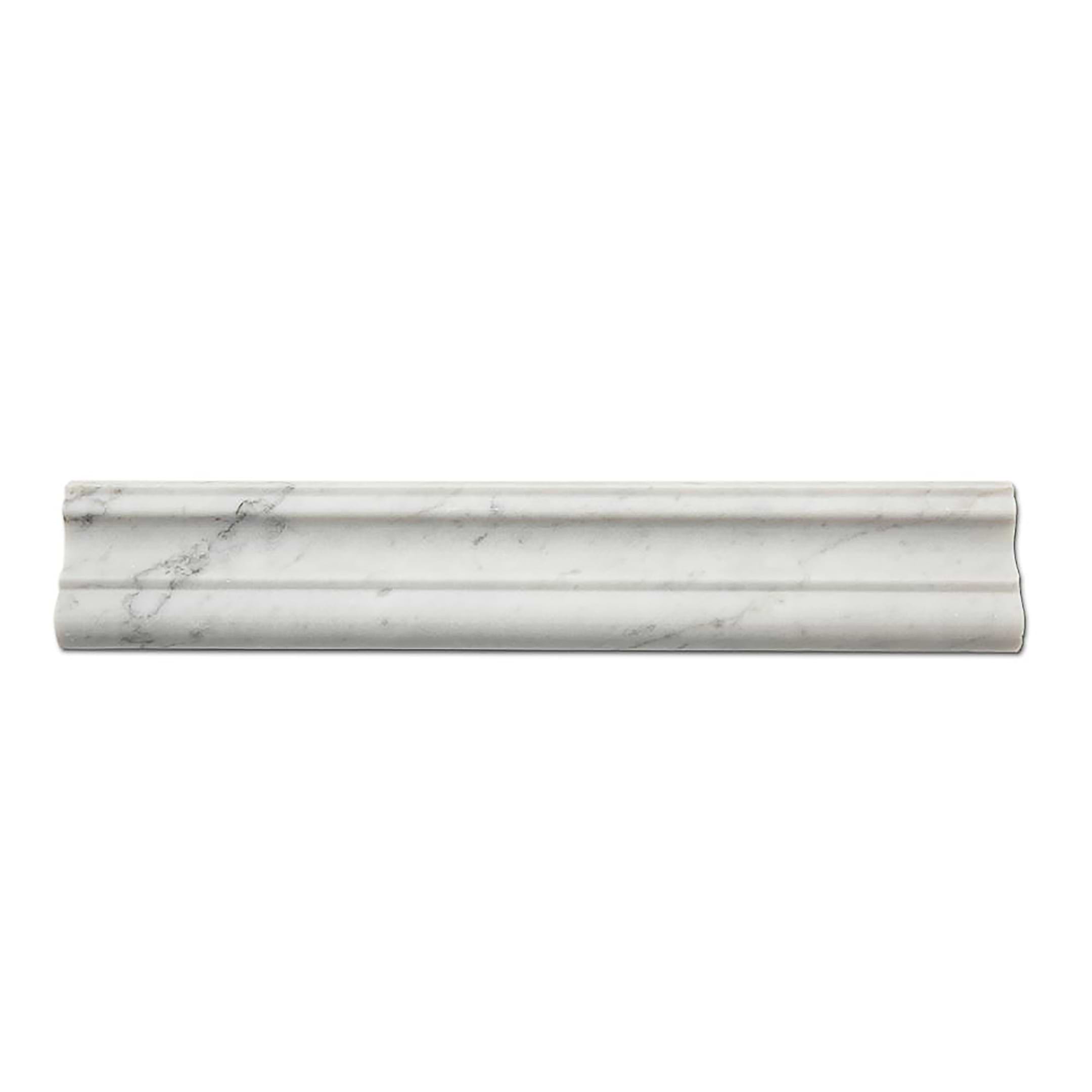 Carrara Ogee Honed Marble Trim