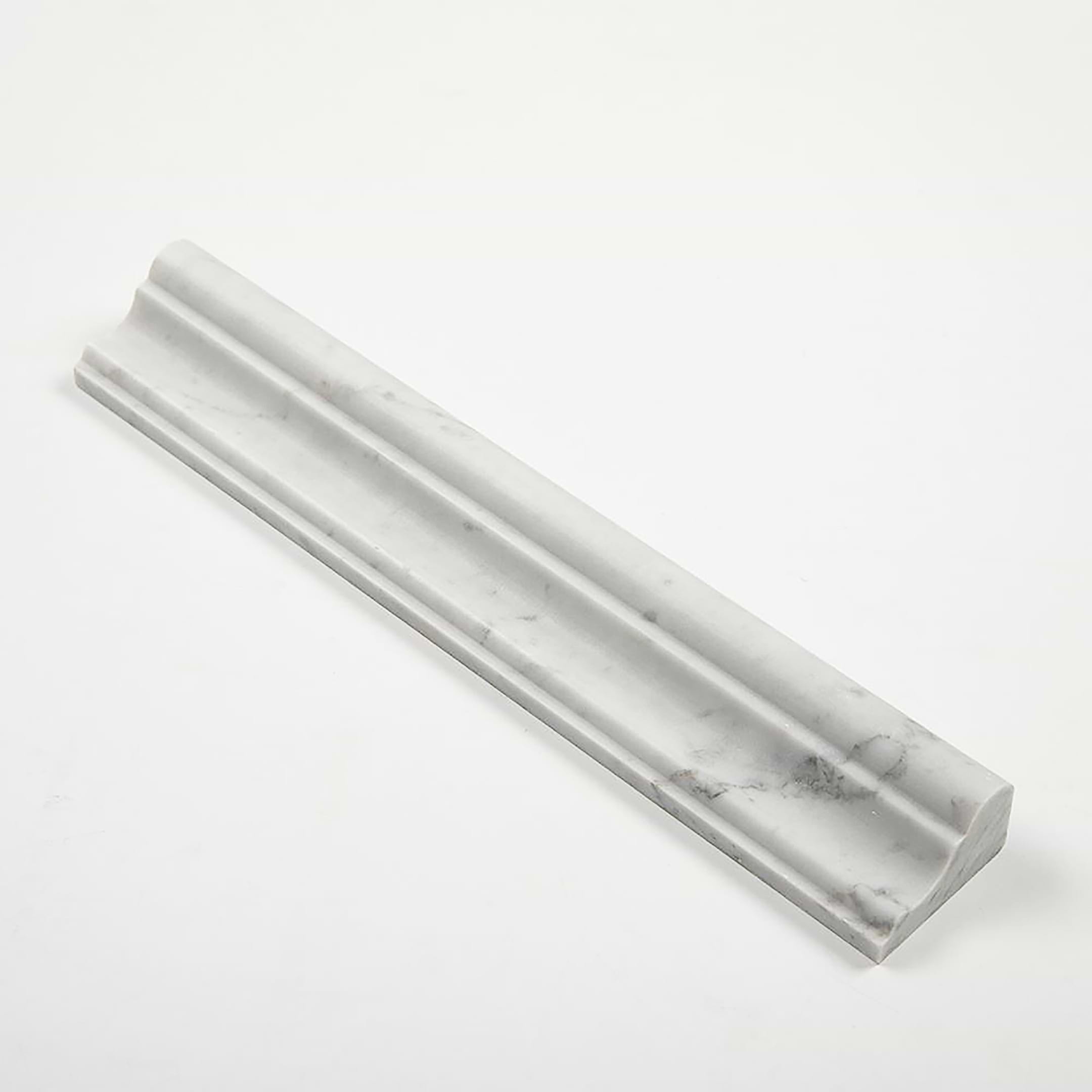 Carrara Ogee Honed Marble Trim - Image 3