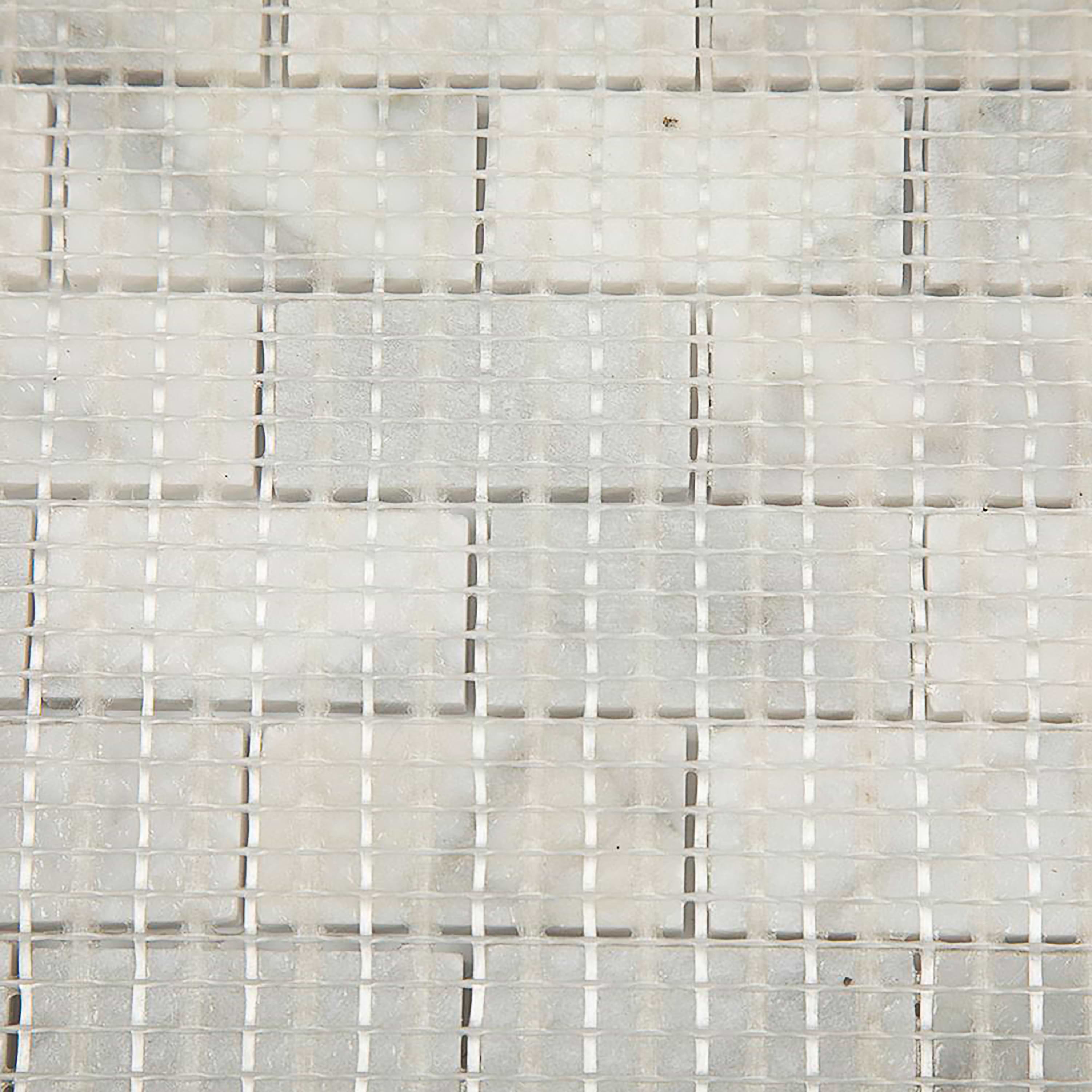 Carrara Mosaic Offset 1x2 Honed Marble - Image 4