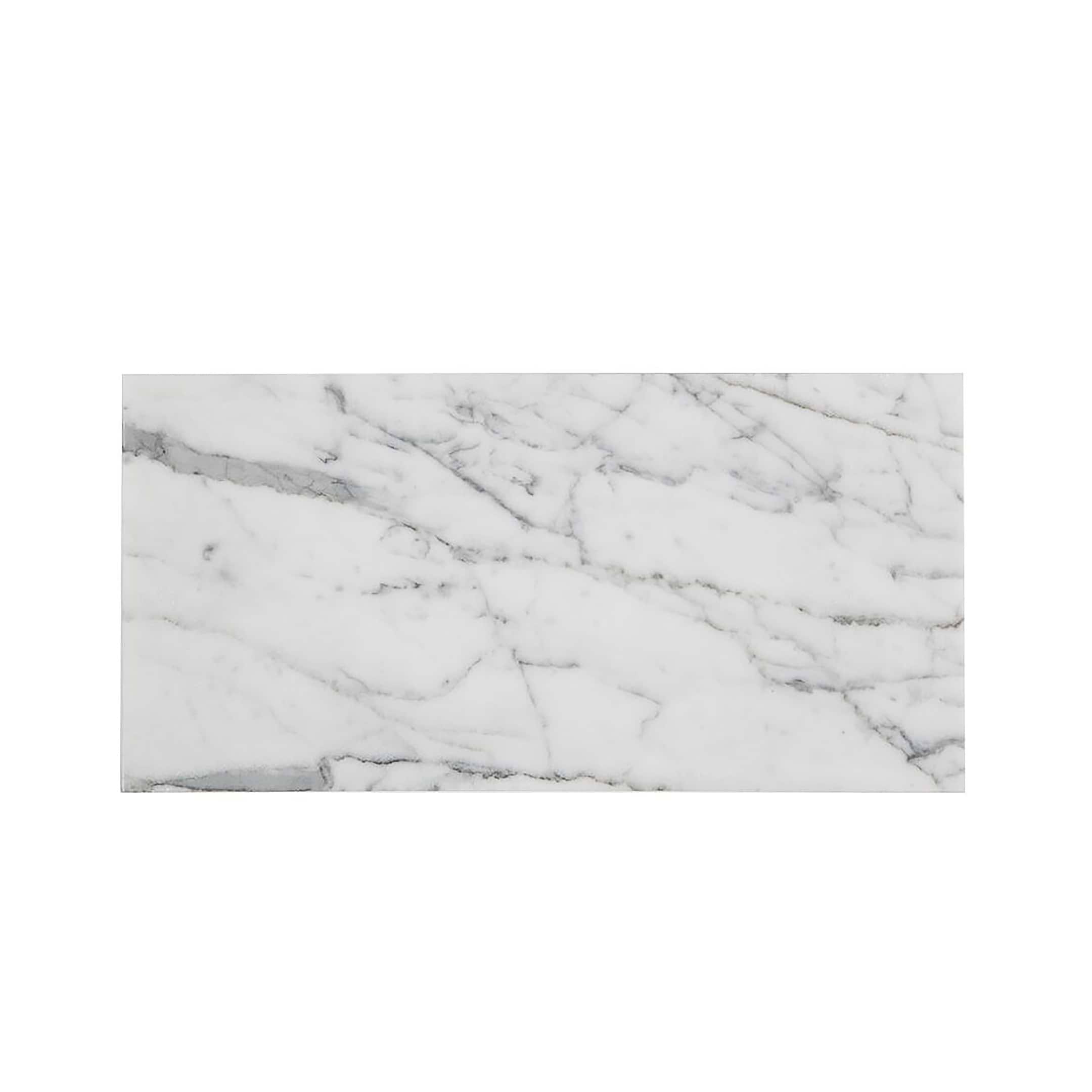 Carrara Tile Subway Tile 6x12 Honed Marble