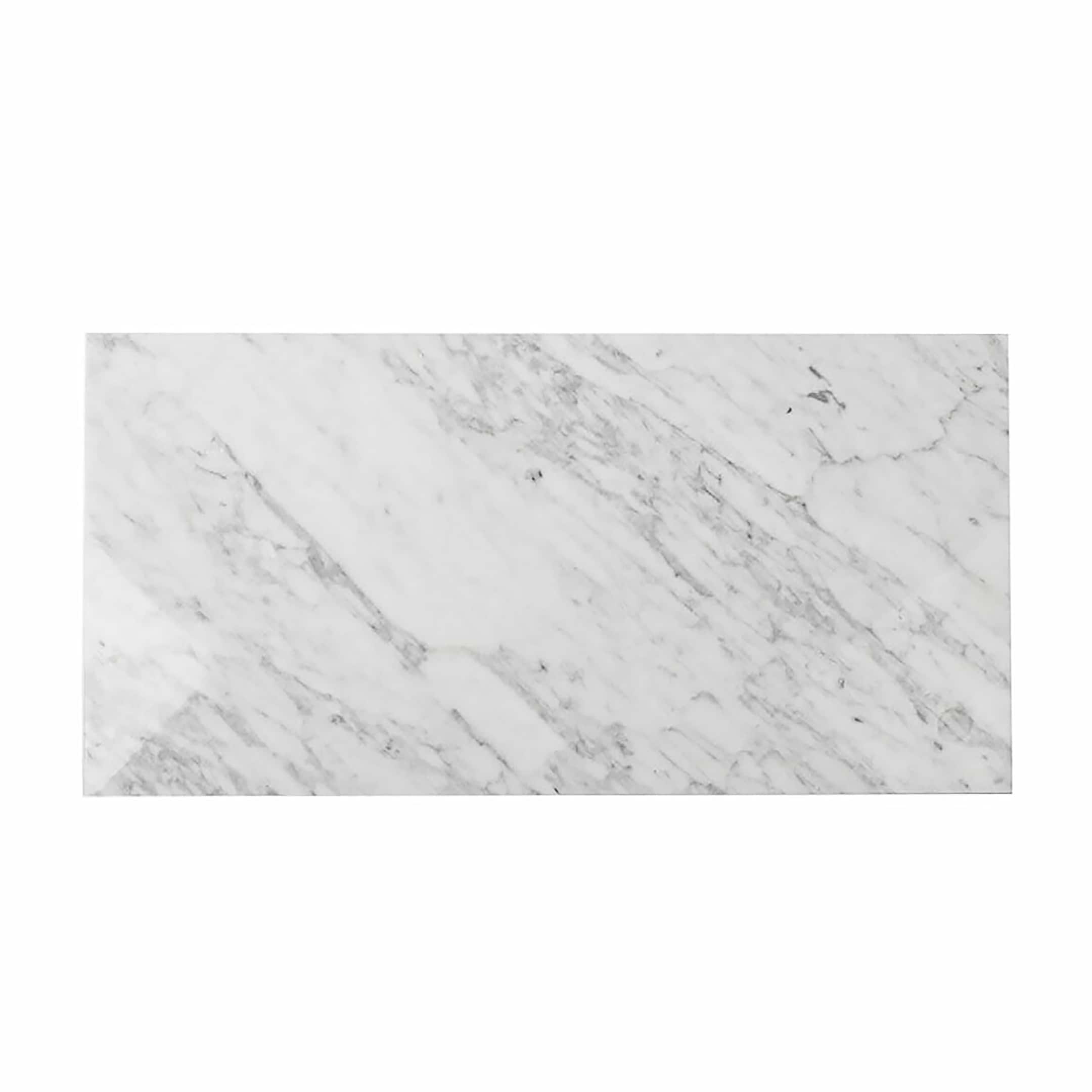 Carrara Tile Subway Tile 12x24 Polished Marble