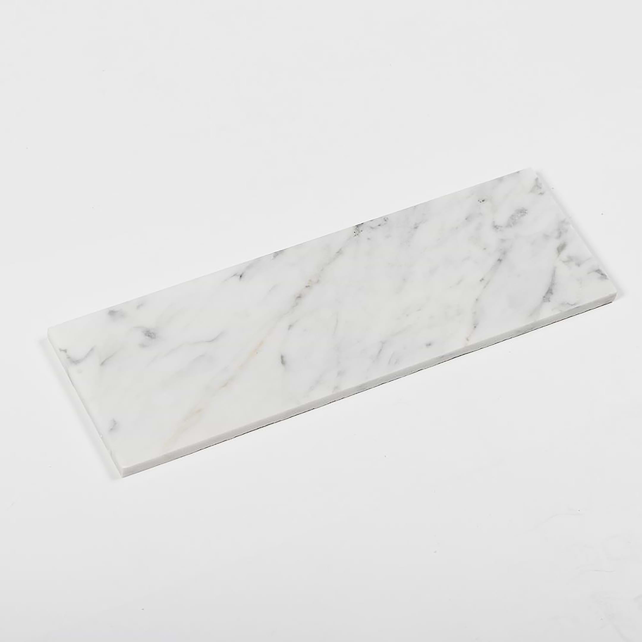 Carrara Tile Subway Tile 4x12 Polished Marble - Image 2