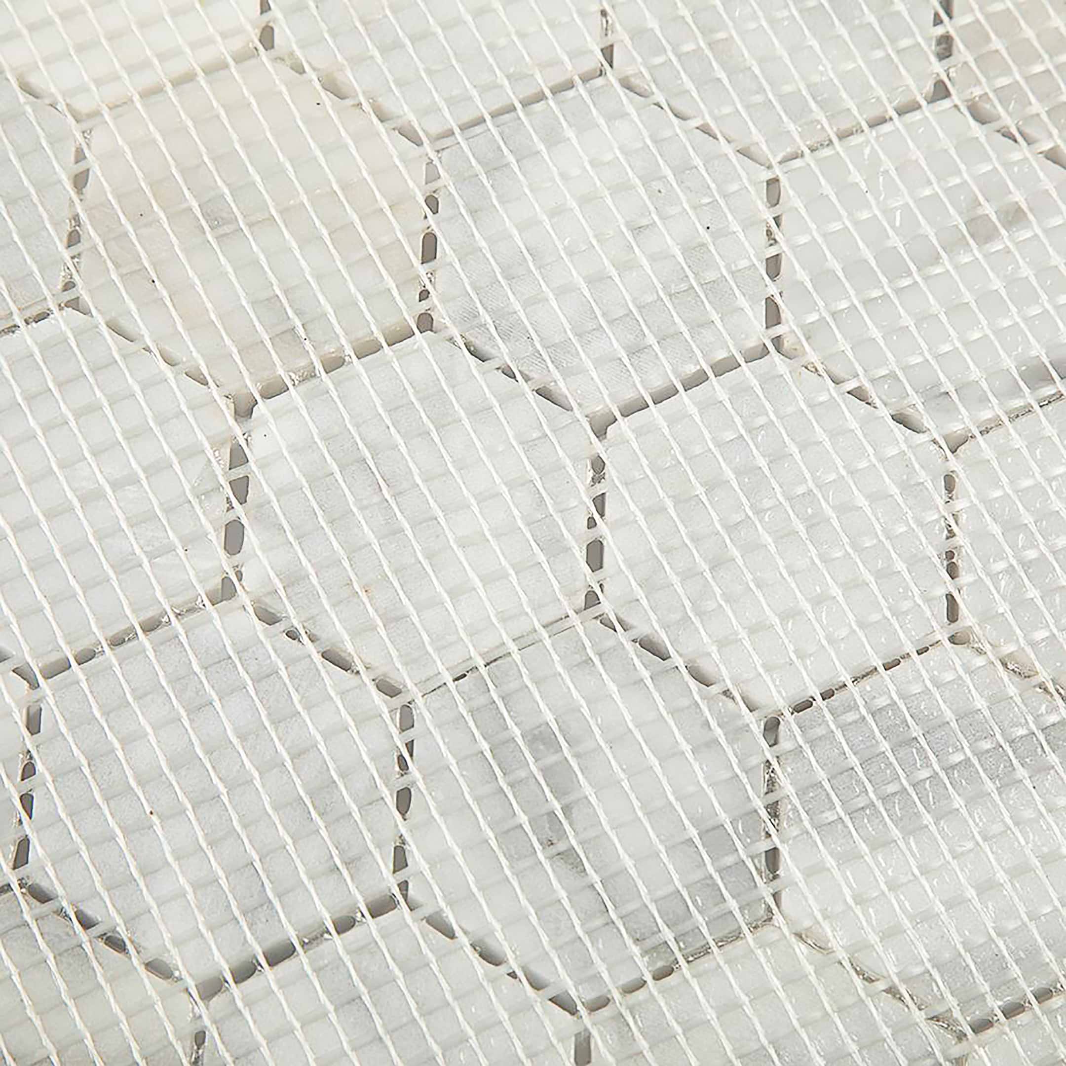 Carrara Mosaic Hexagon 2x2 Polished Marble - Image 3