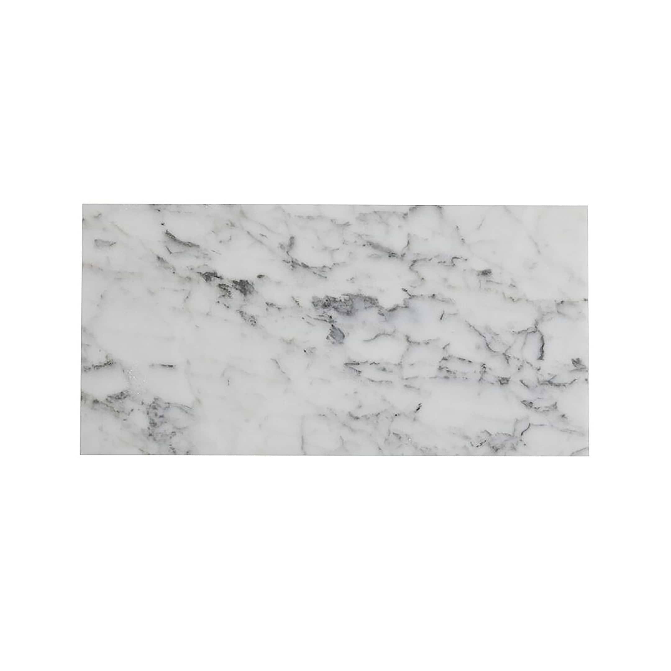 Carrara Tile Subway Tile 6x12 Polished Marble