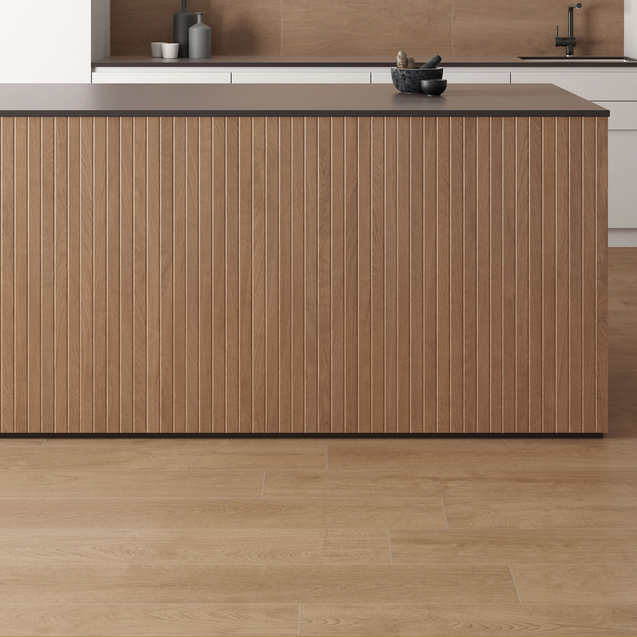 Clash Line Honey 12x36 Ceramic Tile - Image 2