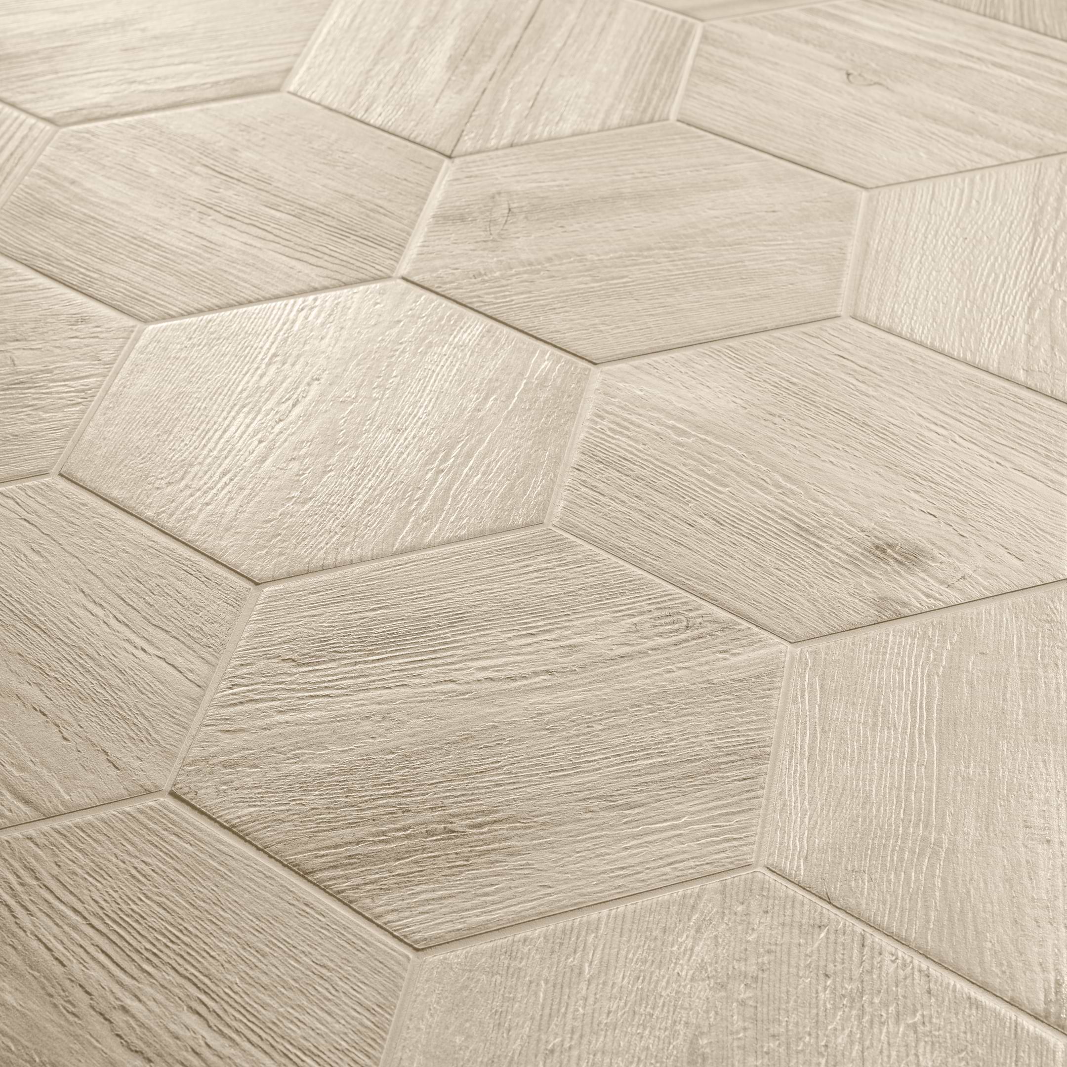 Cortina Almond Hexagon Porcelain Mosaic