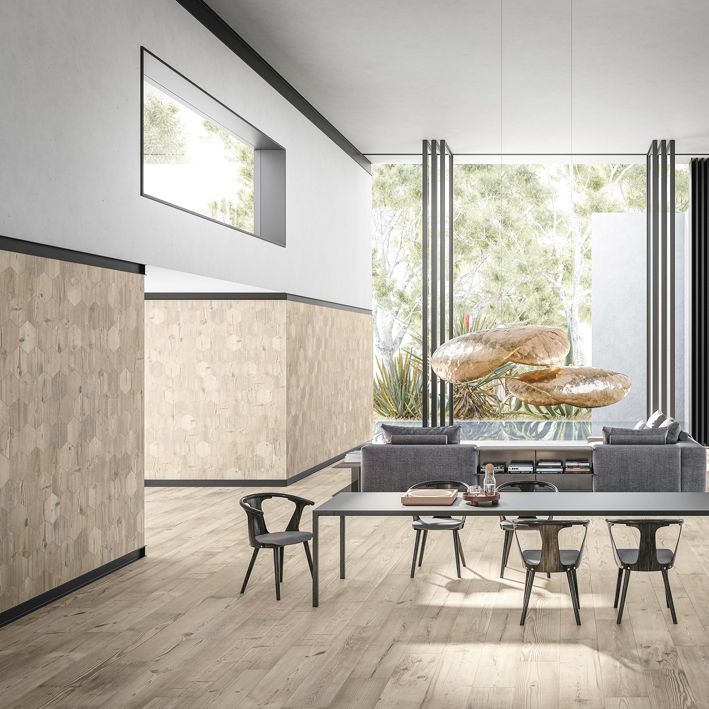 Cortina Natural Hexagon Porcelain Mosaic - Image 2