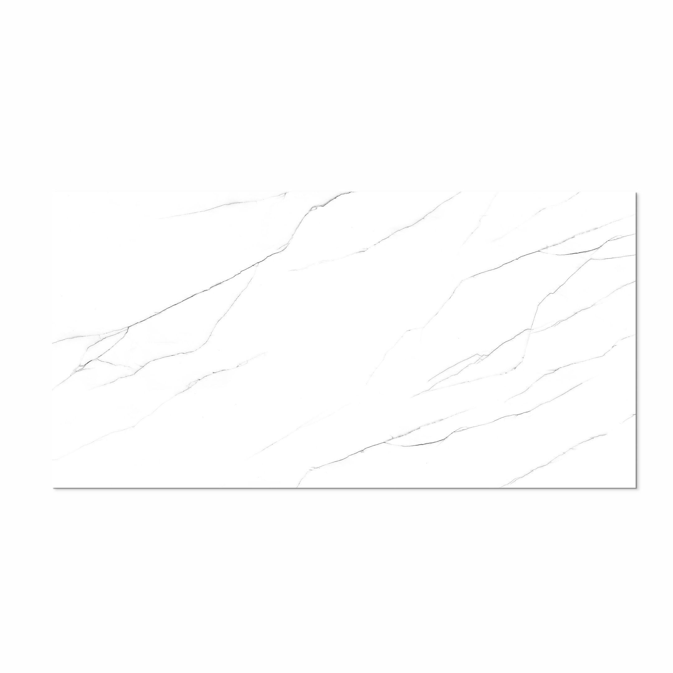 Vena Statuario Bianco 24x48 Polished Porcelain Tile - Image 3