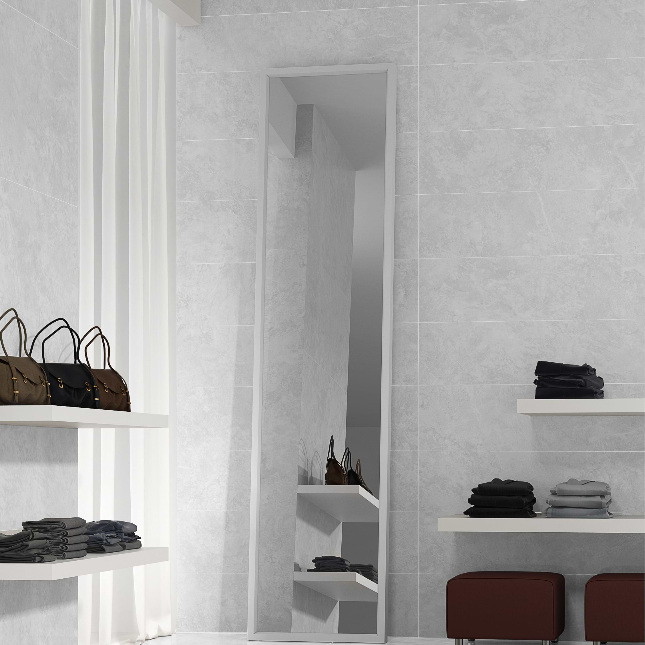 Montclaire Blanco 12x24 Matte Porcelain Tile - Image 2