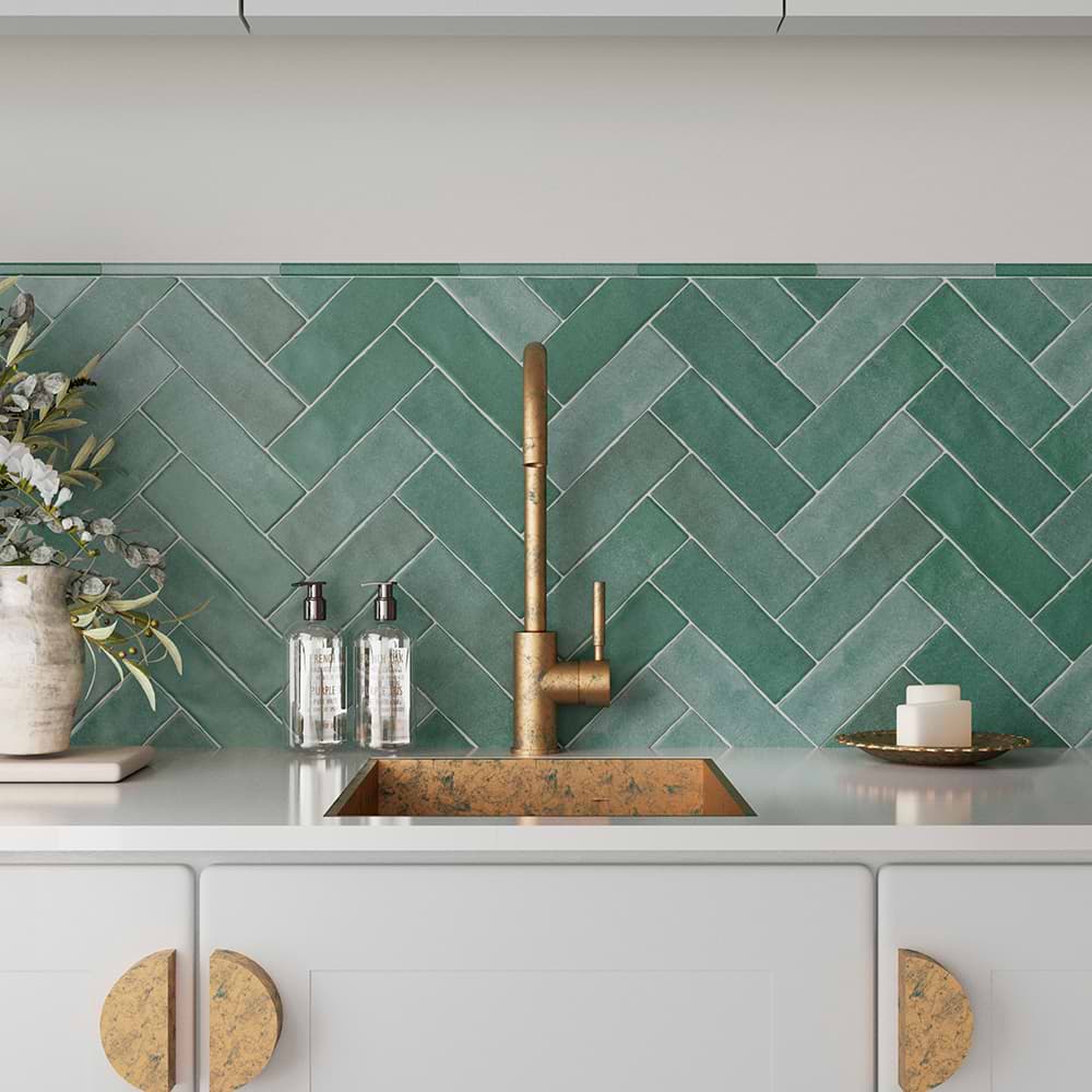 Nolita Verde Jolly Porcelain Trim Piece Matte - Image 2