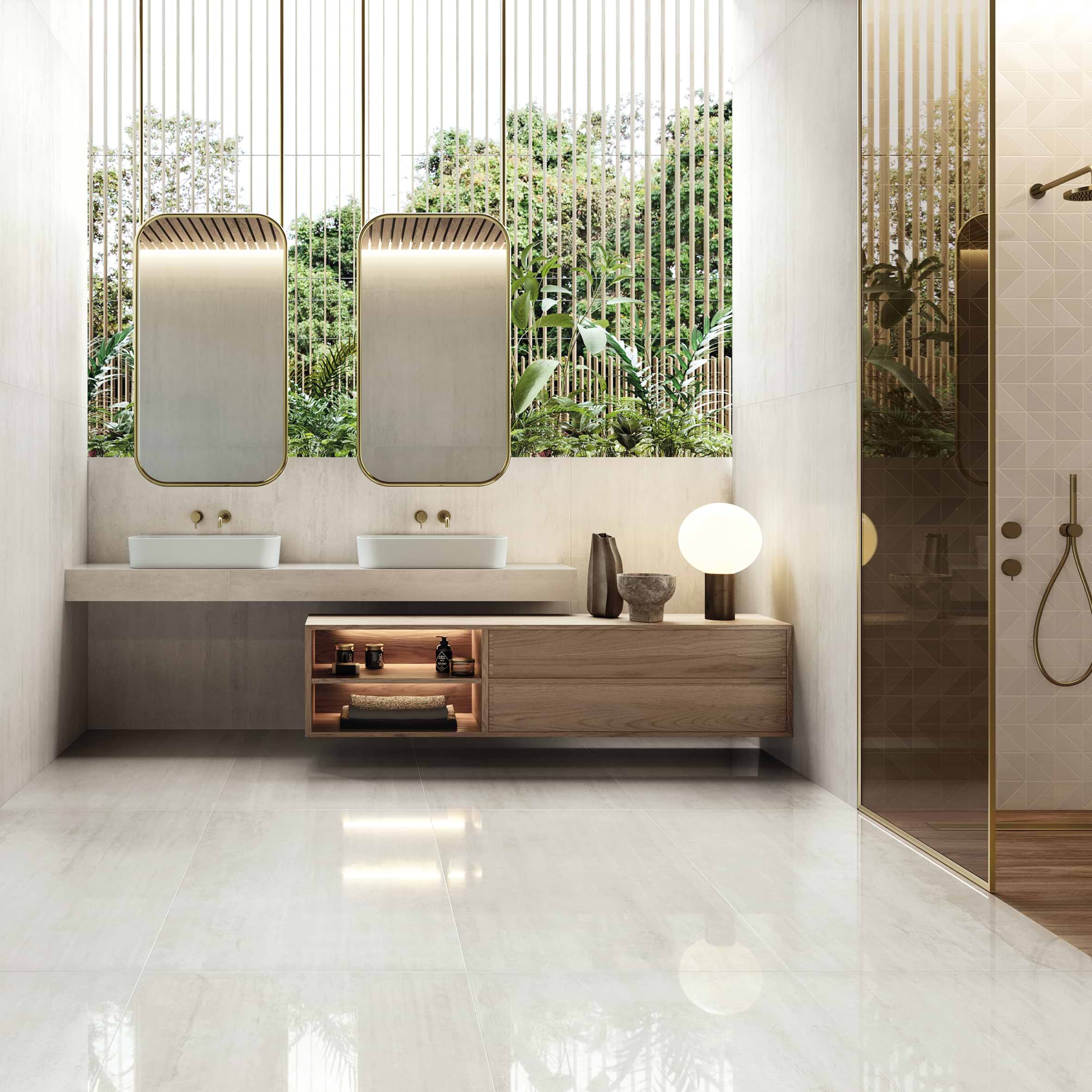 Prestigio Travertino Bianco 30x60 Polished - Image 2