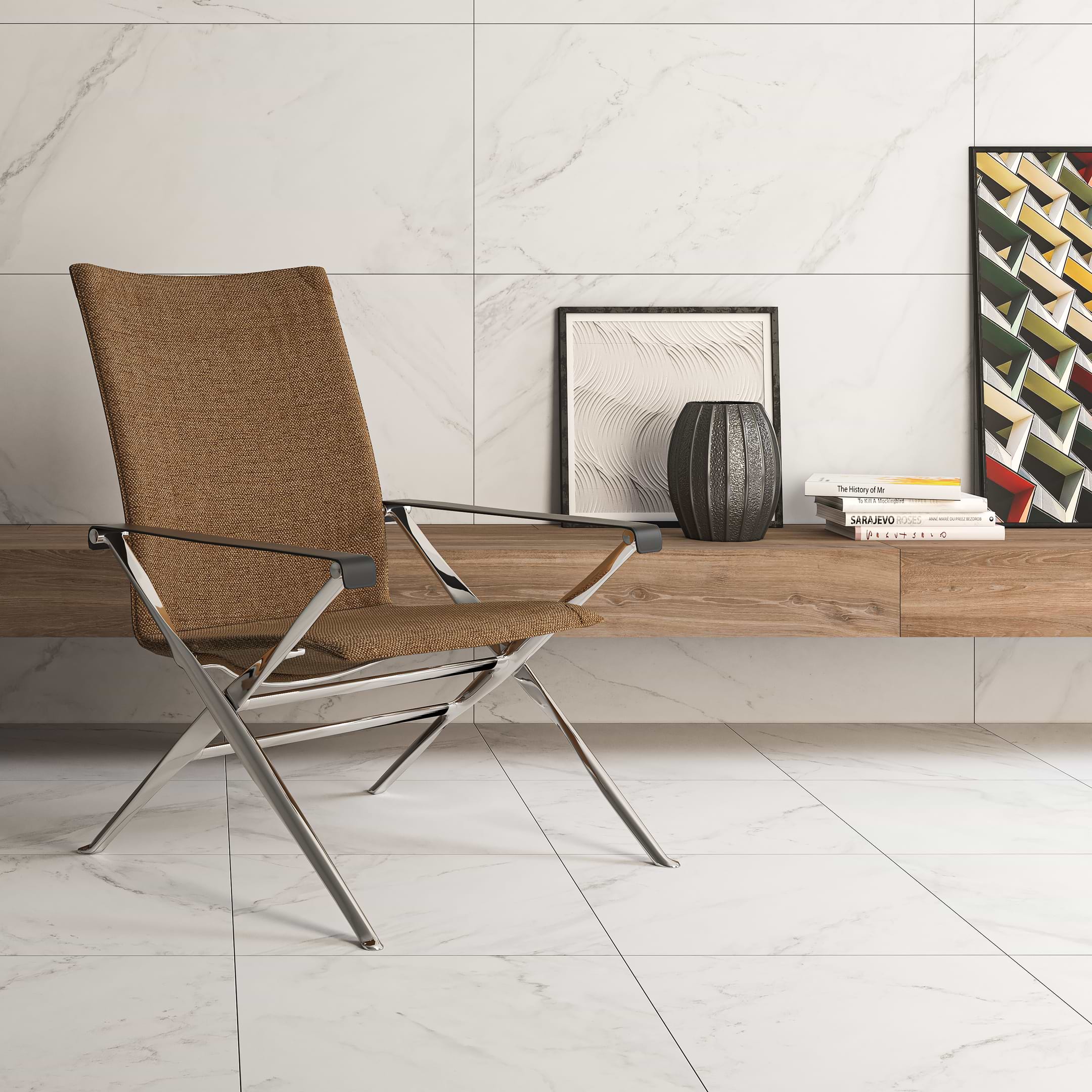 Snow 30x30 Matte Porcelain Tile - Image 2