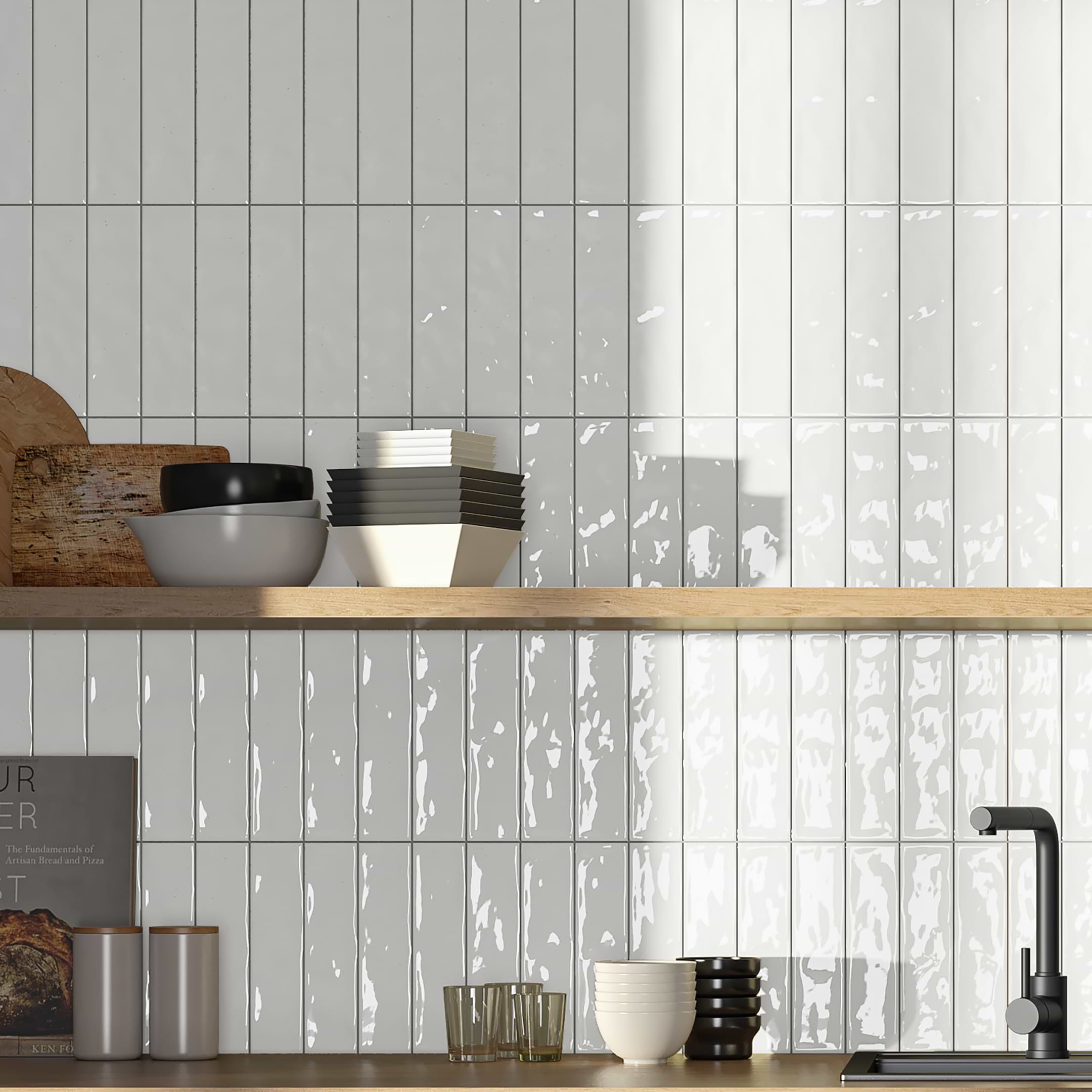 Bronx Blanco 3x12 Polished Subway Tile - Image 2