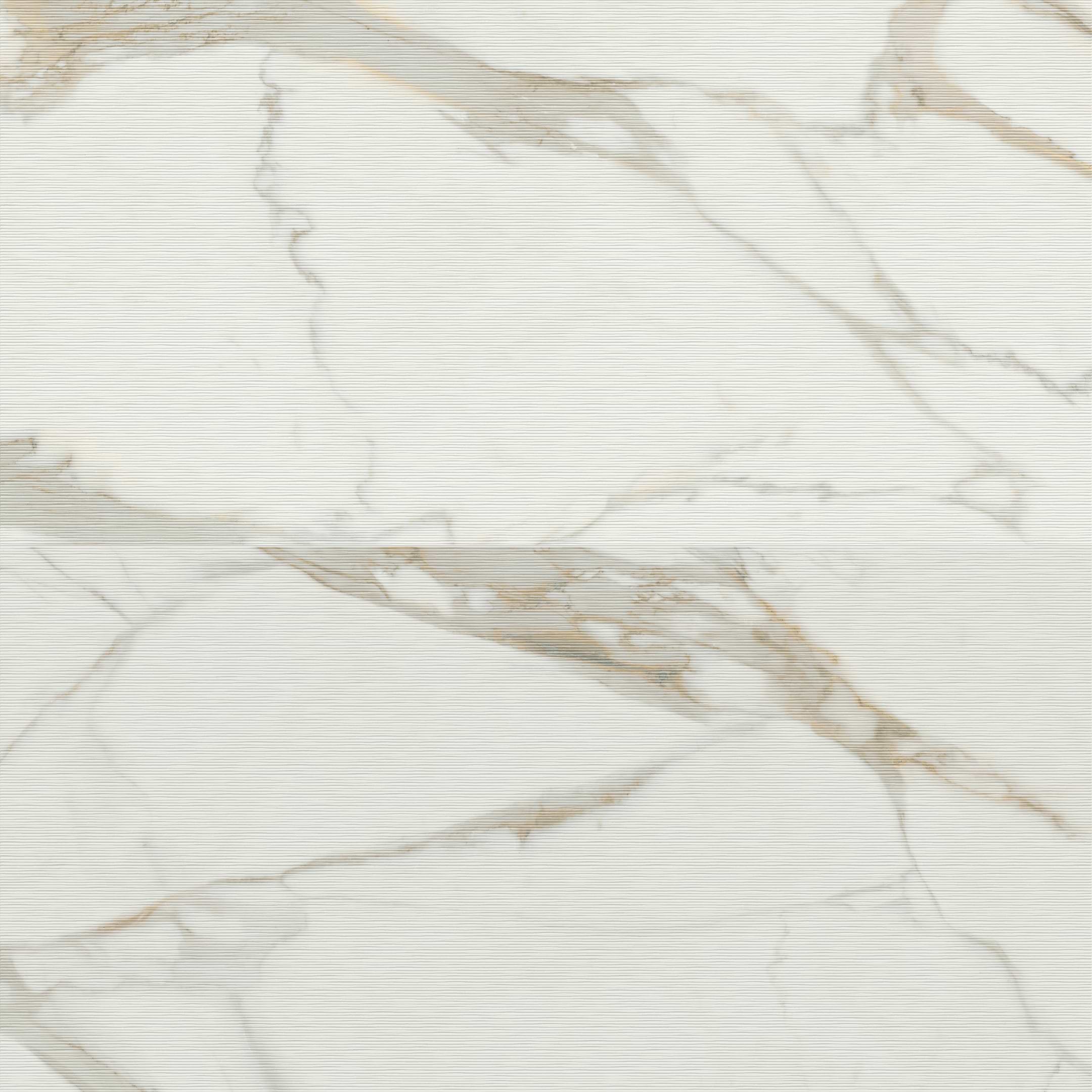 Calacatta Gold Deco 24x48 Matte Porcelain Tile