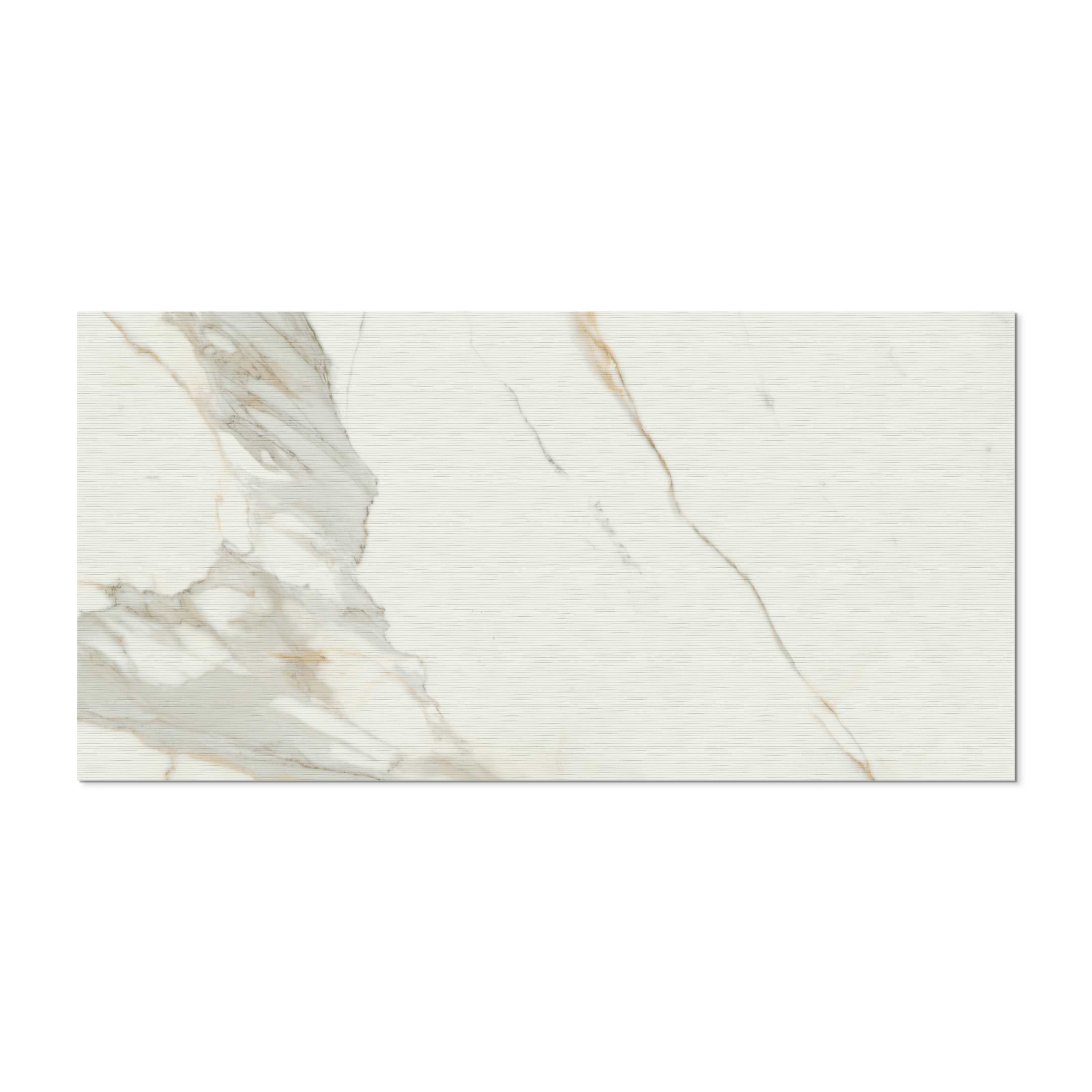 Calacatta Gold Deco 24x48 Matte Porcelain Tile - Image 3