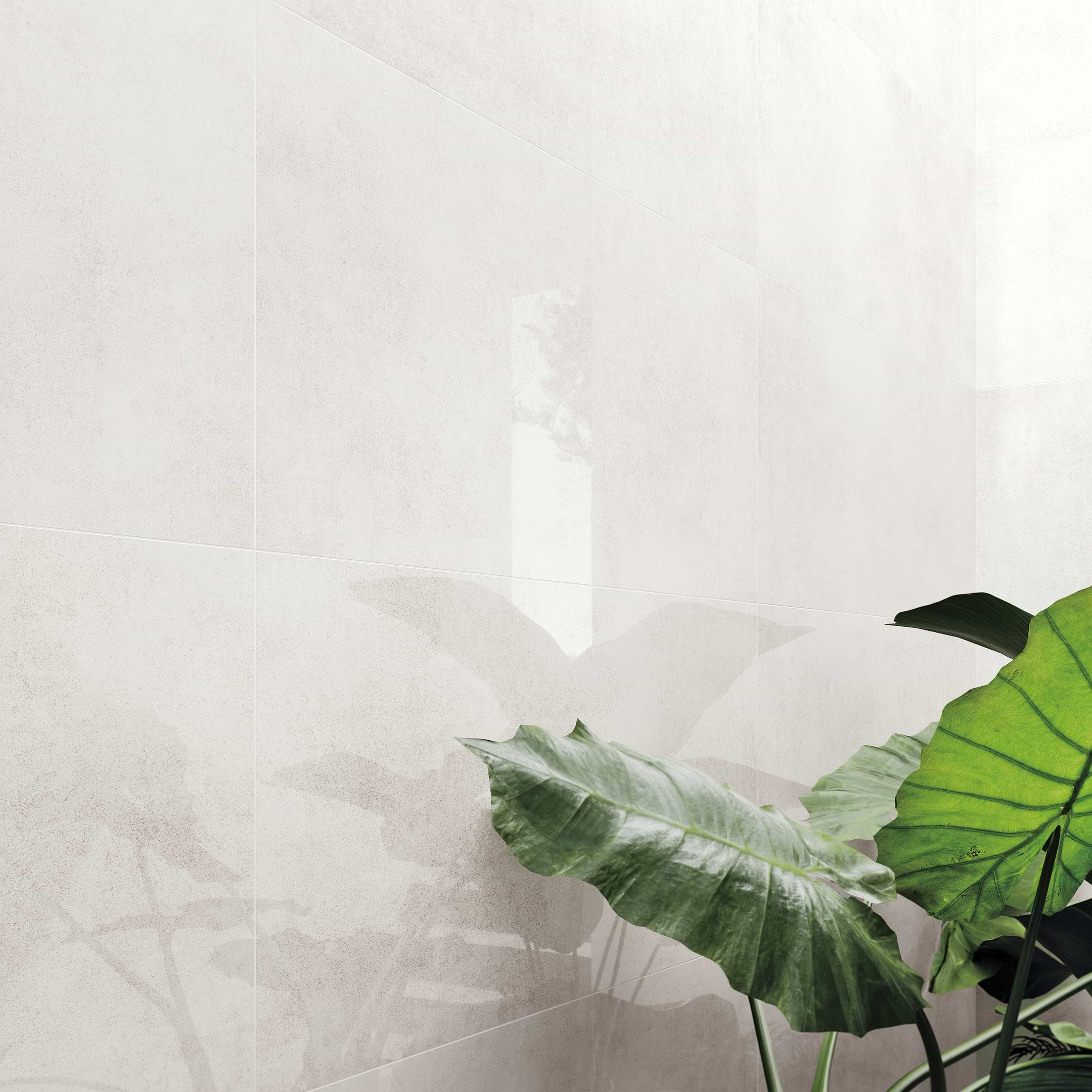 Feel White 48x48 Polished Porcelain Tile - Image 2