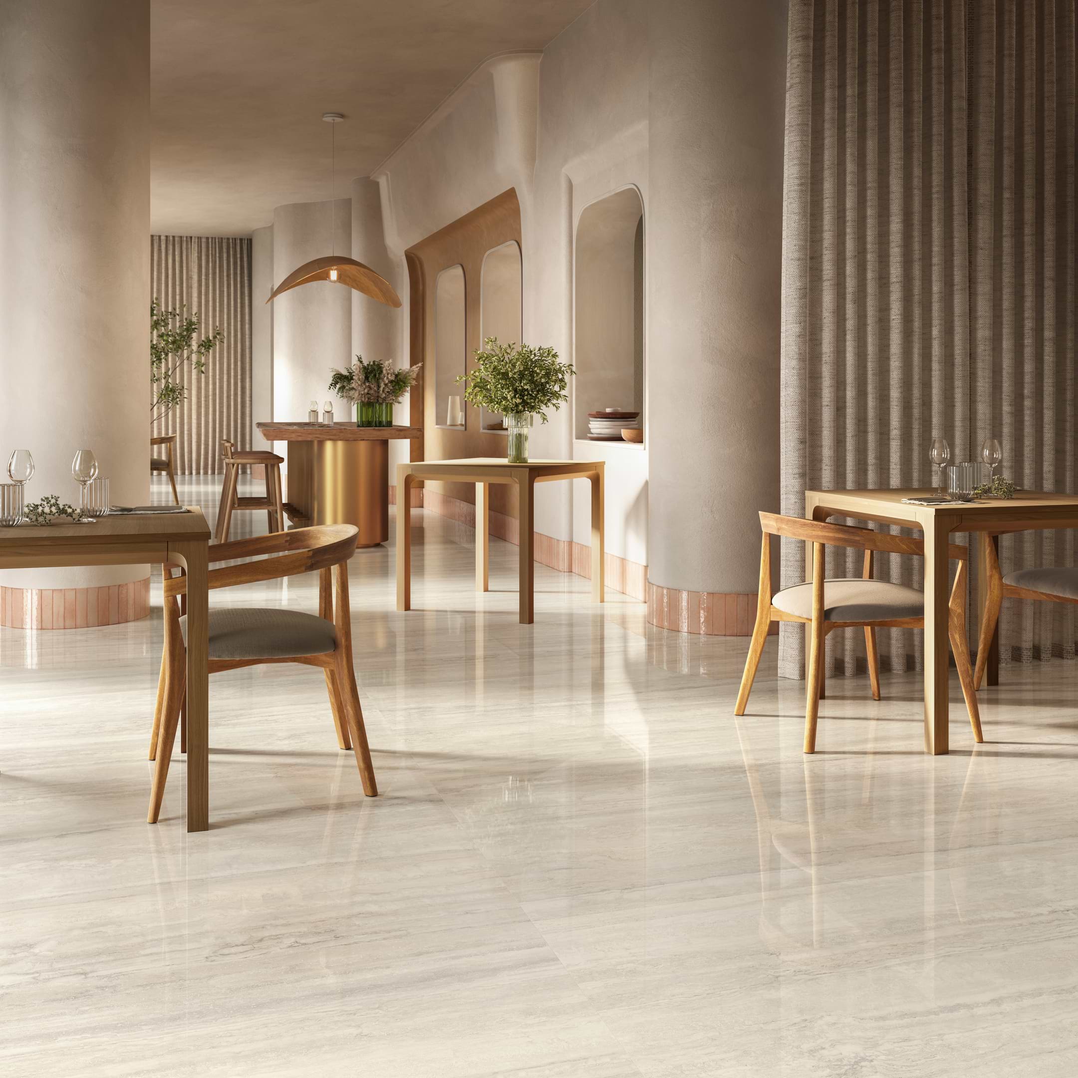 Invictus Ivory Polished Porcelain Tile - Image 2