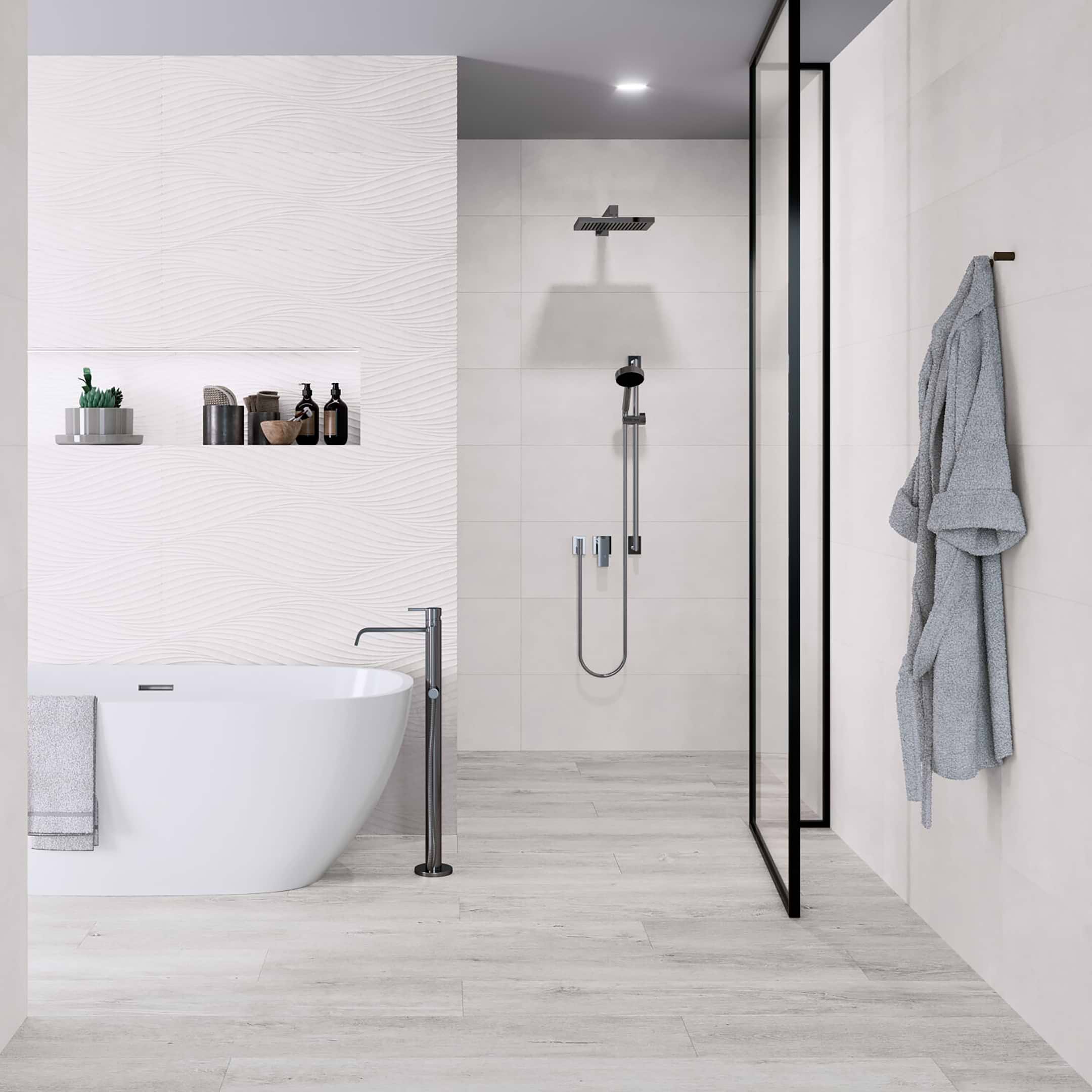 Lenk Ash 10x60 Matte Porcelain Tile - Image 2