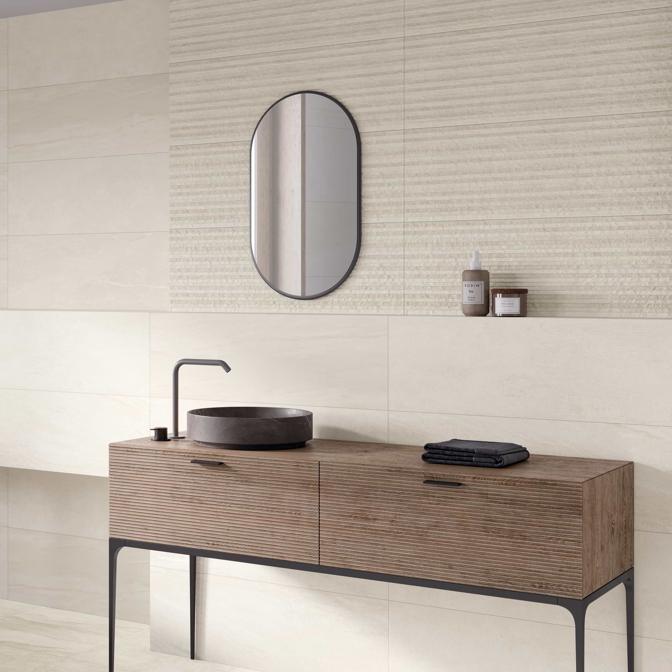 Materia Blanco Deco 13x40 Matte Ceramic Tile - Image 2
