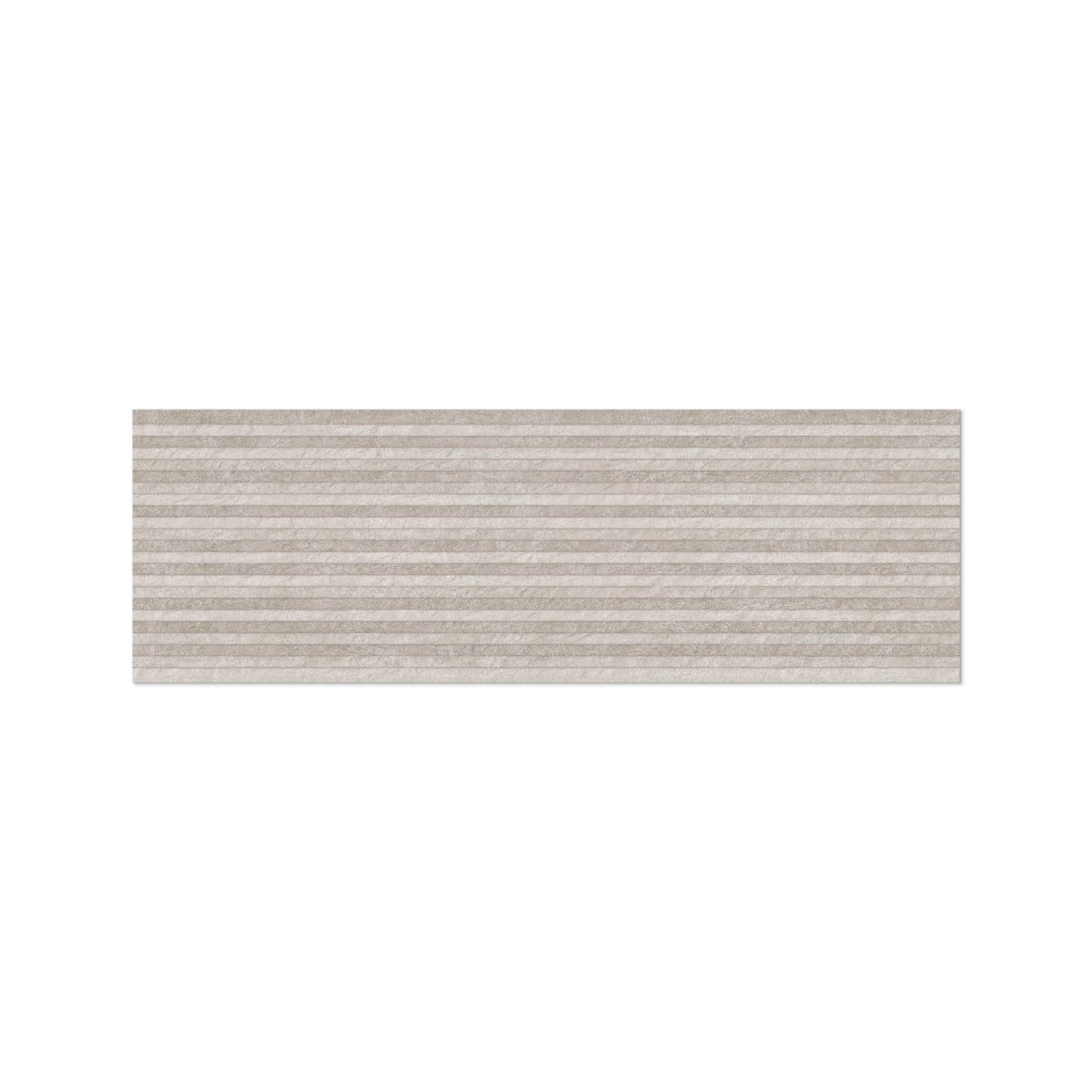 Materia Gris Deco 13x40 Matte Ceramic Tile - Image 3