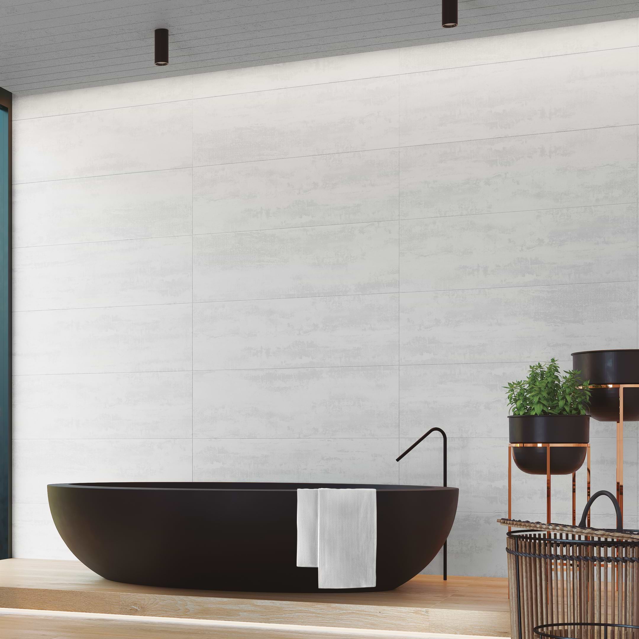 Menorca Blanco 13x40 Matte Ceramic Tile - Image 2