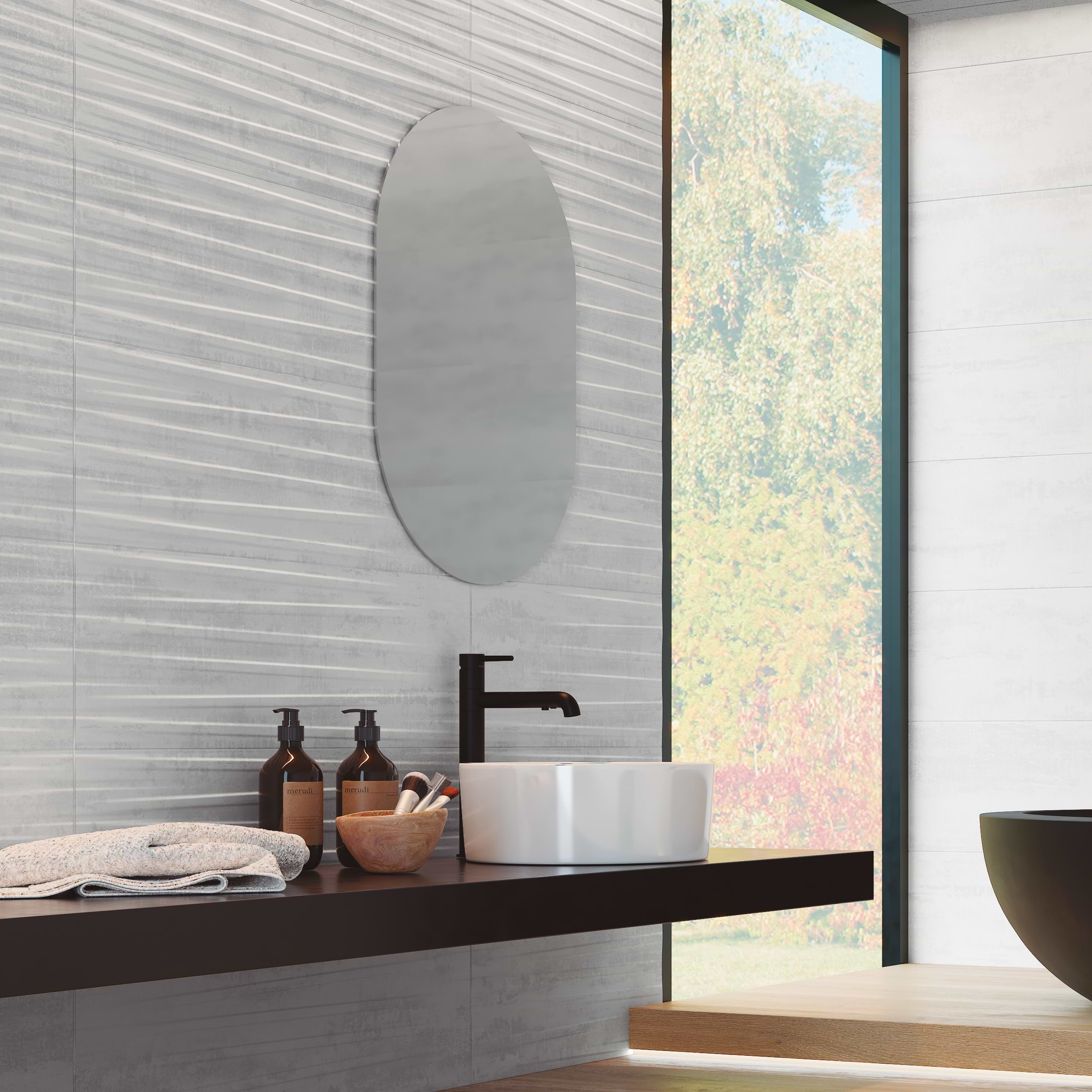 Menorca Blanco Deco 13x40 Matte Ceramic Tile - Image 2
