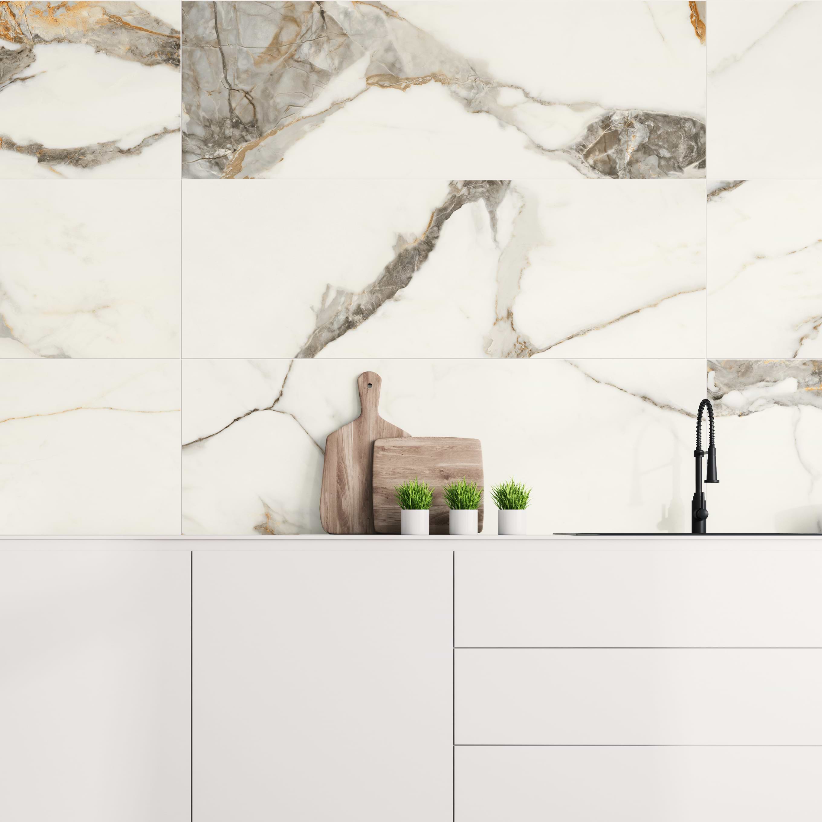 Pietra Di Marmi 16x48 Matte Ceramic Tile - Image 2
