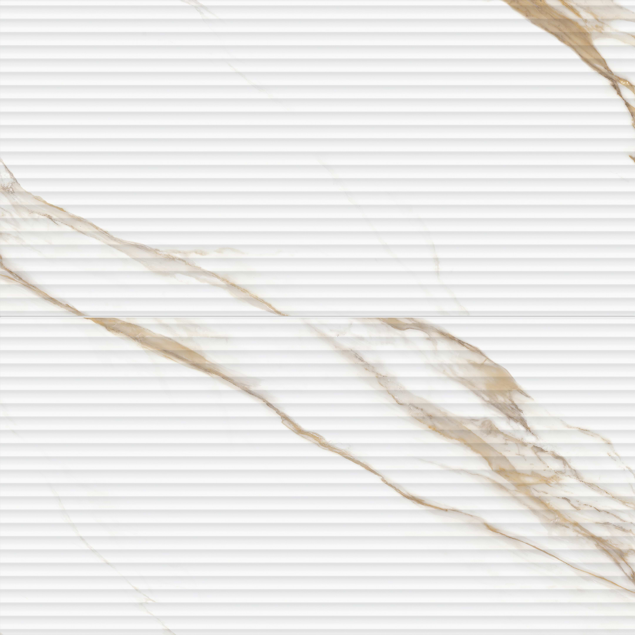 Prestigio Calacatta Oro Deco 24x48 Matte Porcelain Tile