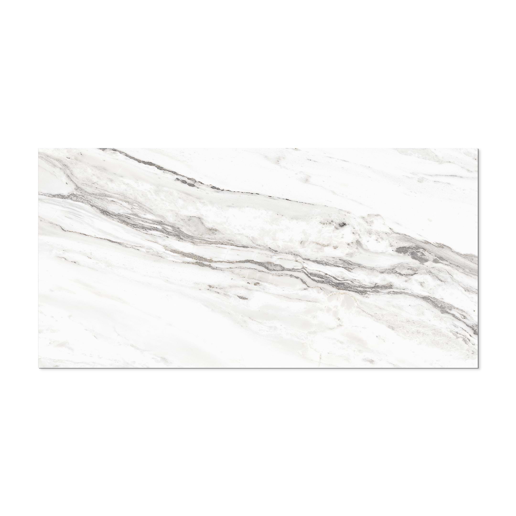 Prestigio Statuario Apuano 24x48 Matte Porcelain Tile - Image 3