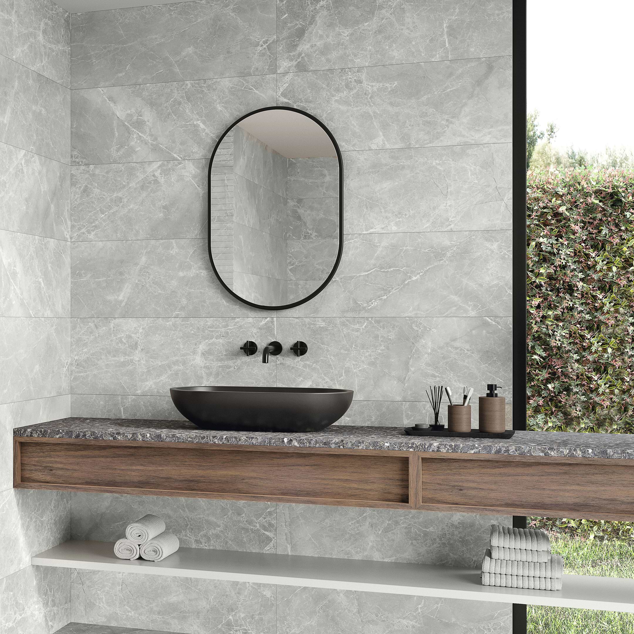 Qamar Pearl 13x36 Matte Ceramic Tile - Image 2