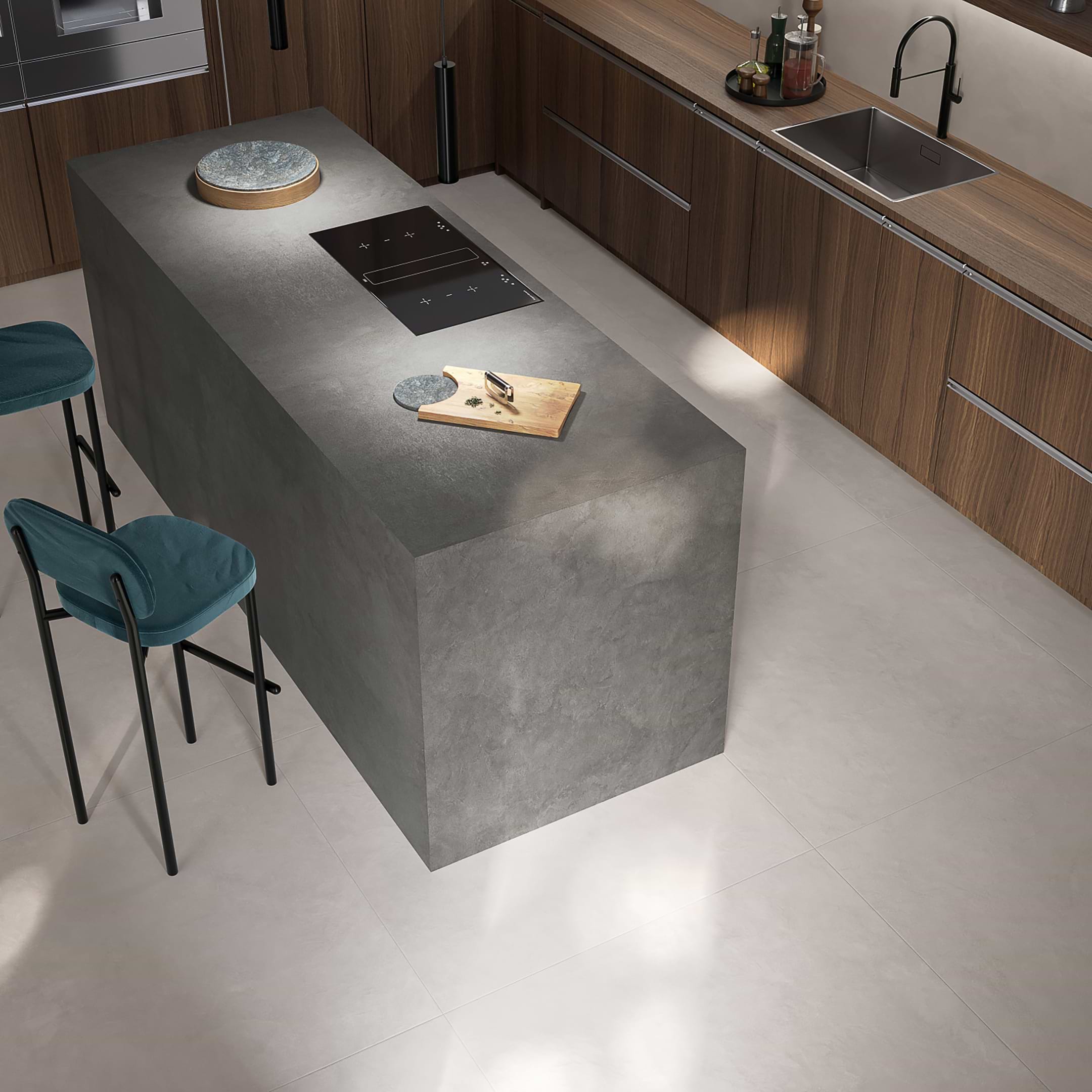 Rayclay Moon 48x48 Matte Porcelain Tile - Image 2